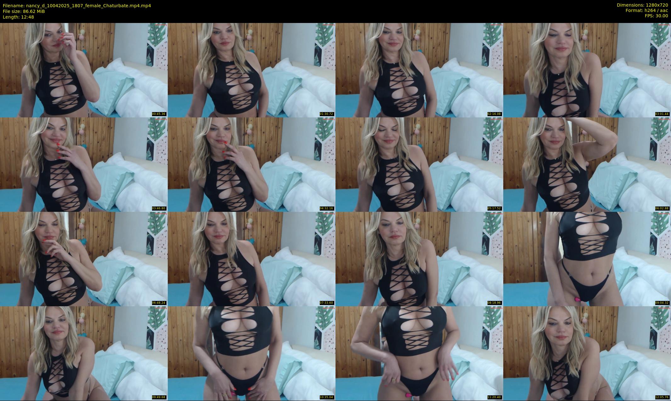 nancy_d — 13 minute Chaturbate female cam show recording, 720p, Apr 10, 2025