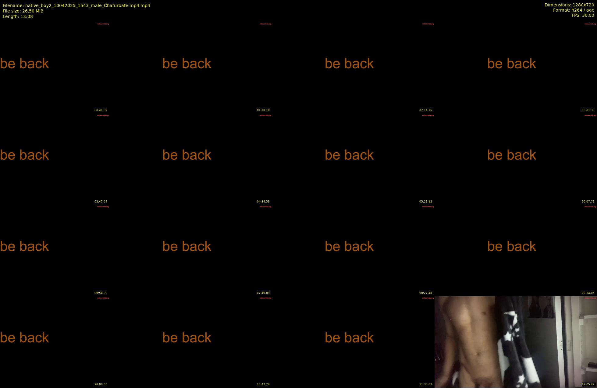 native_boy2 — 14 minute Chaturbate male cam show recording, 720p, Apr 10, 2025
