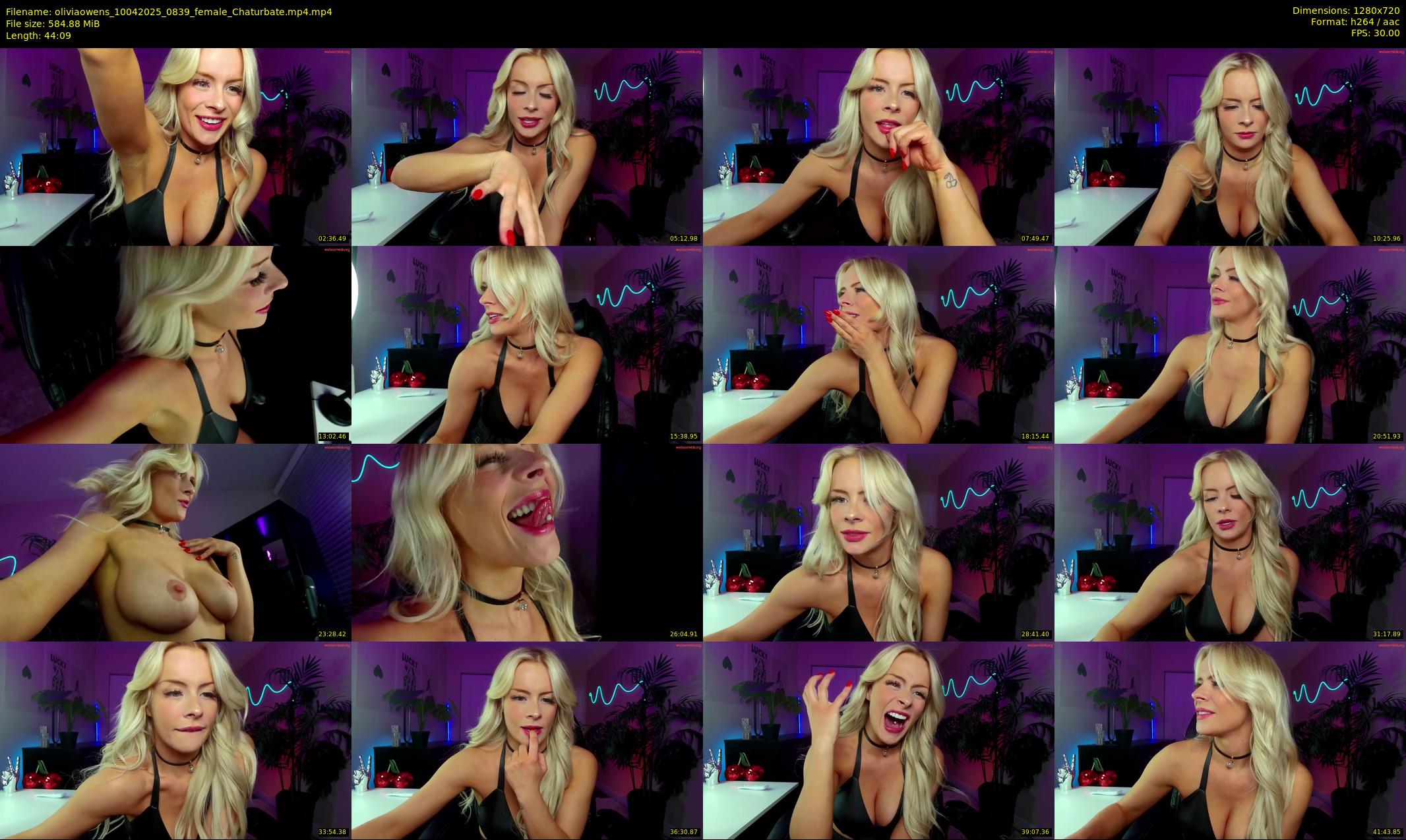 oliviaowens — 45 minute Chaturbate female cam show recording, 720p, Apr 10, 2025