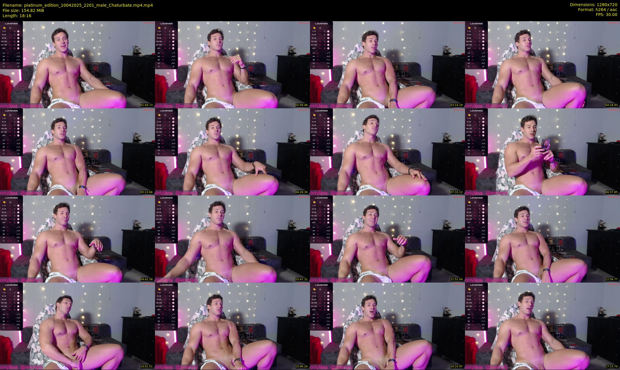 platinum_edition — 19 minute Chaturbate male cam show recording, 720p, Apr 10, 2025