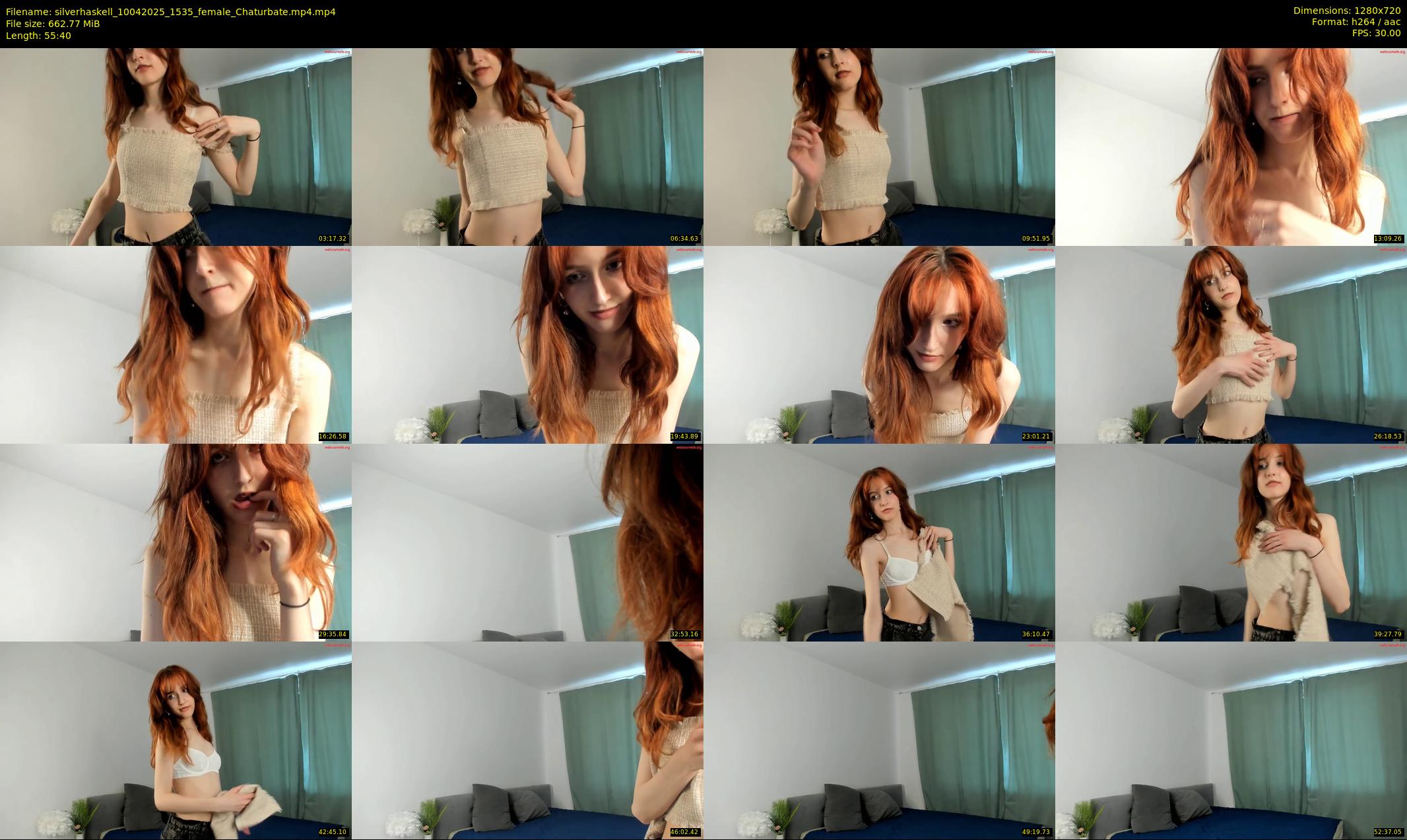 silverhaskell — 56 minute Chaturbate female cam show recording, 720p, Apr 10, 2025