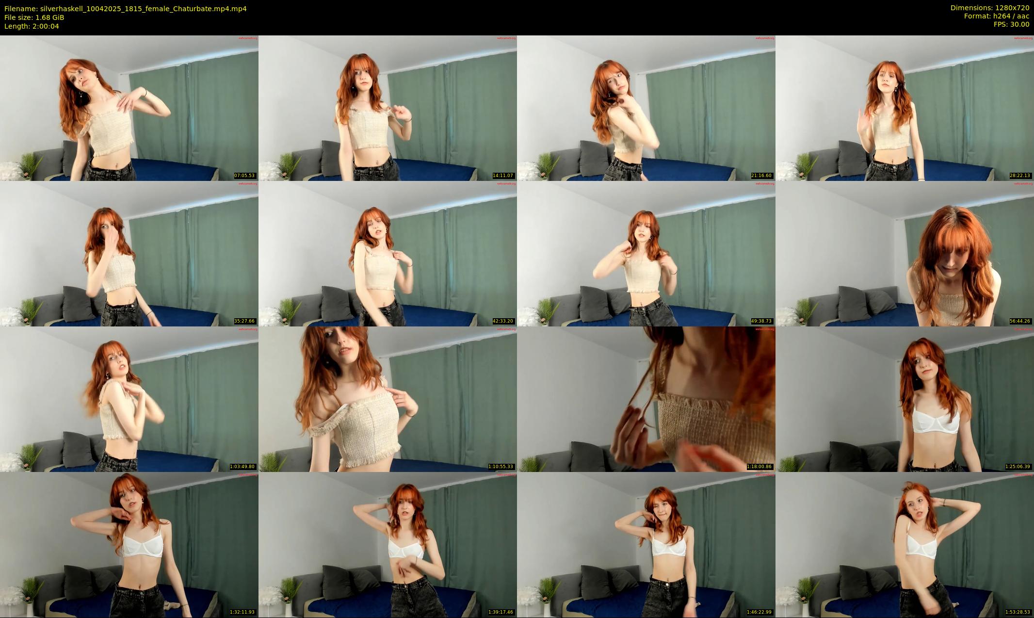silverhaskell — 121 minute Chaturbate female cam show recording, 720p, Apr 10, 2025