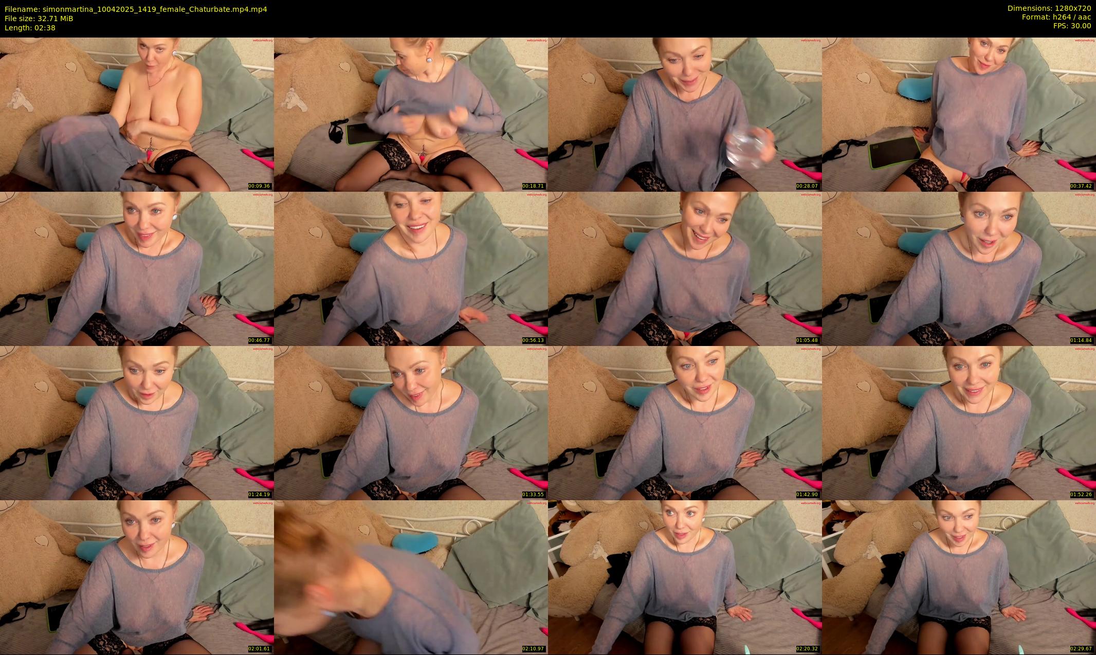 simonmartina — 3 minute Chaturbate female cam show recording, 720p, Apr 10, 2025