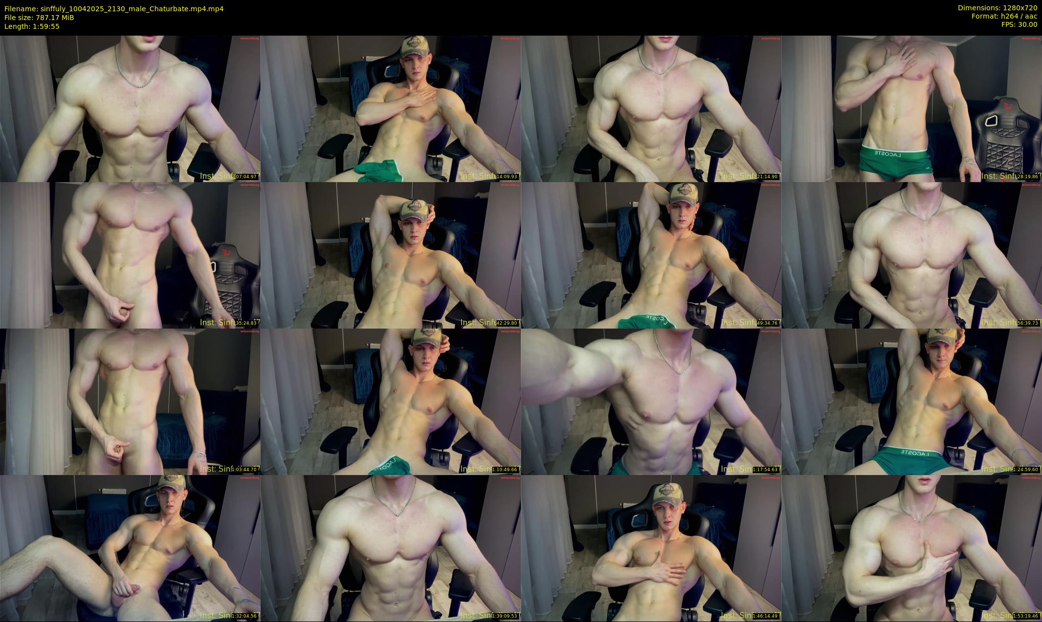 sinffuly — 120 minute Chaturbate male cam show recording, 720p, Apr 10, 2025