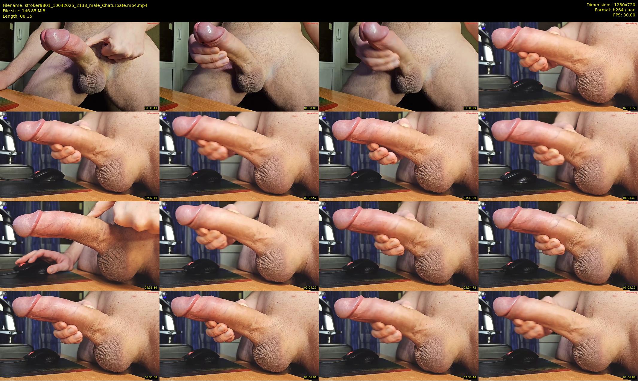 stroker9801 — 9 minute Chaturbate male cam show recording, 720p, Apr 10, 2025