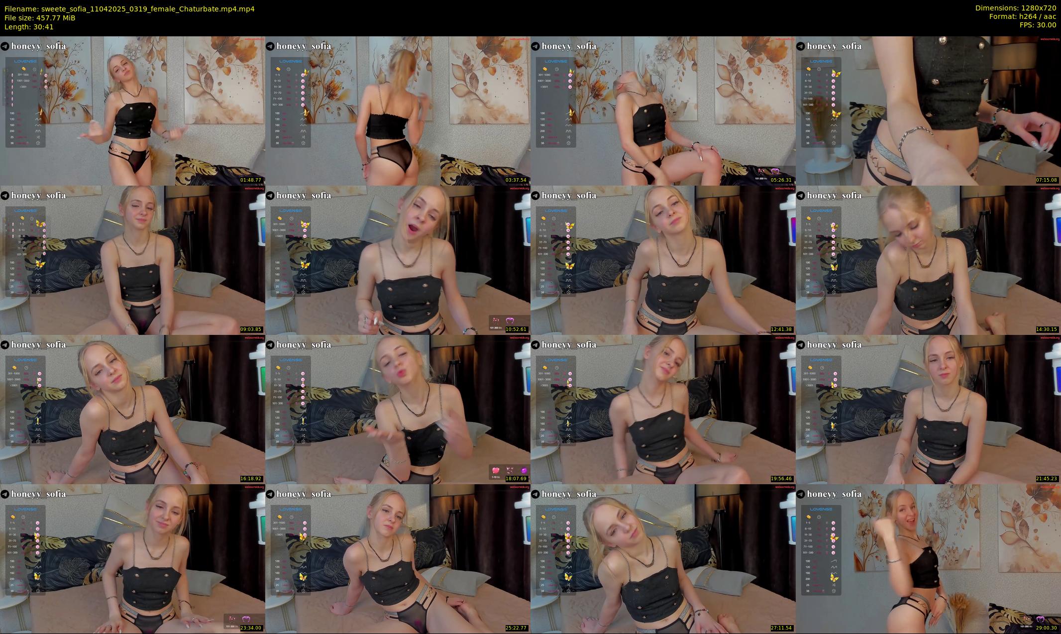 sweete_sofia — 31 minute Chaturbate female cam show recording, 720p, Apr 11, 2025