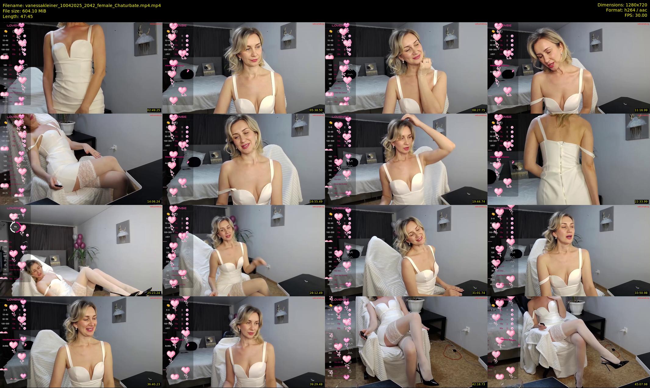 vanessakleiner — 48 minute Chaturbate female cam show recording, 720p, Apr 10, 2025
