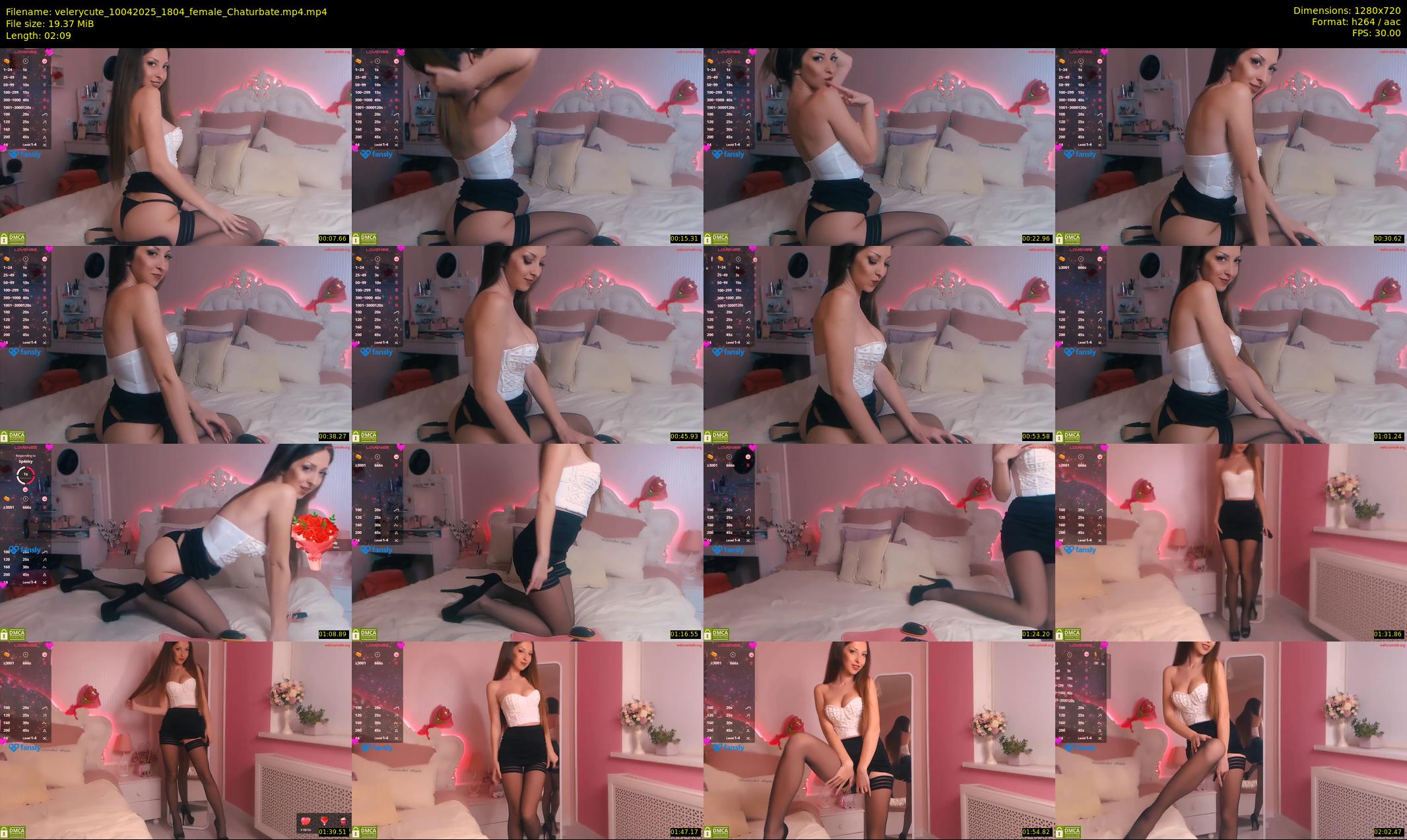 velerycute — 3 minute Chaturbate female cam show recording, 720p, Apr 10, 2025