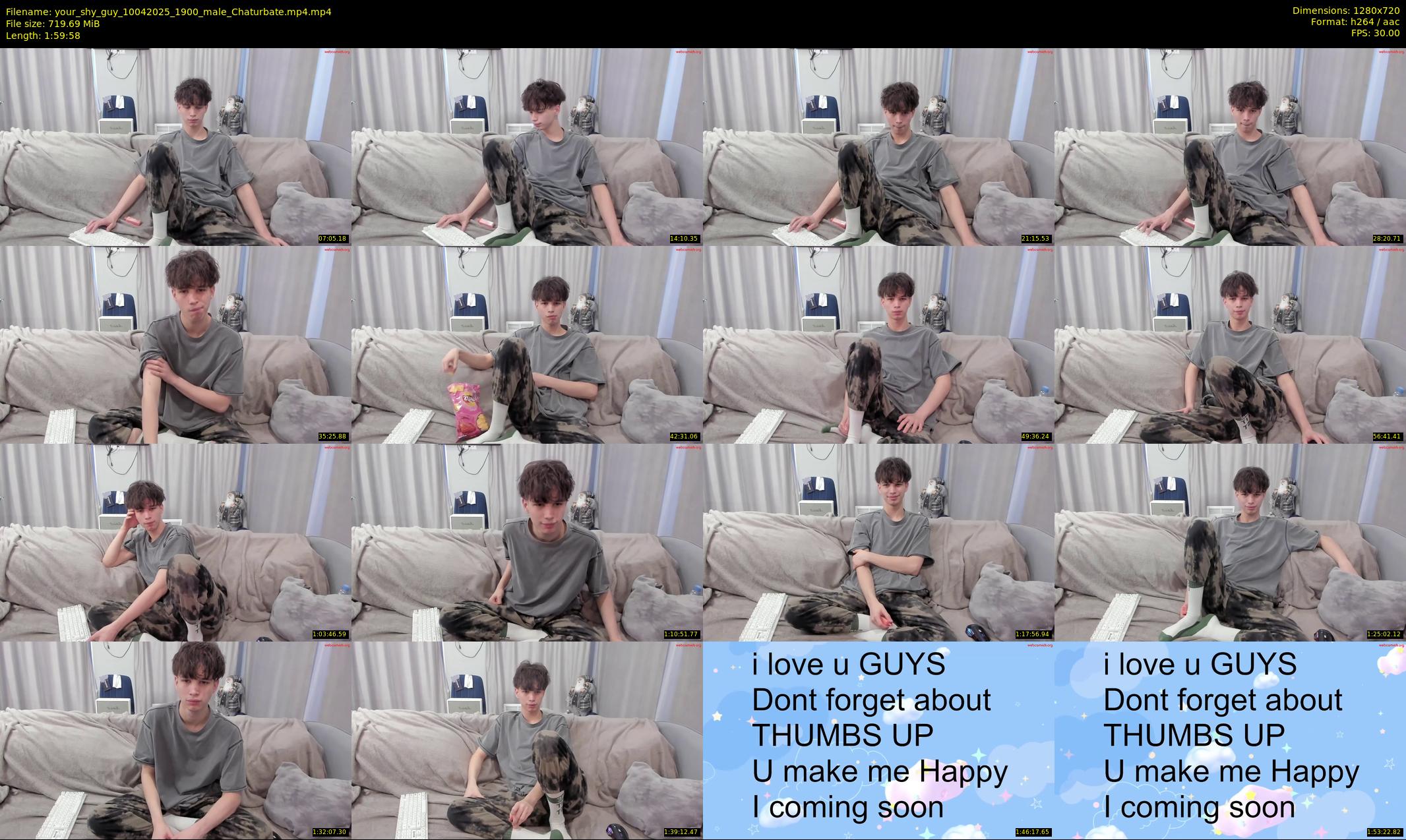 your_shy_guy — 120 minute Chaturbate male cam show recording, 720p, Apr 10, 2025