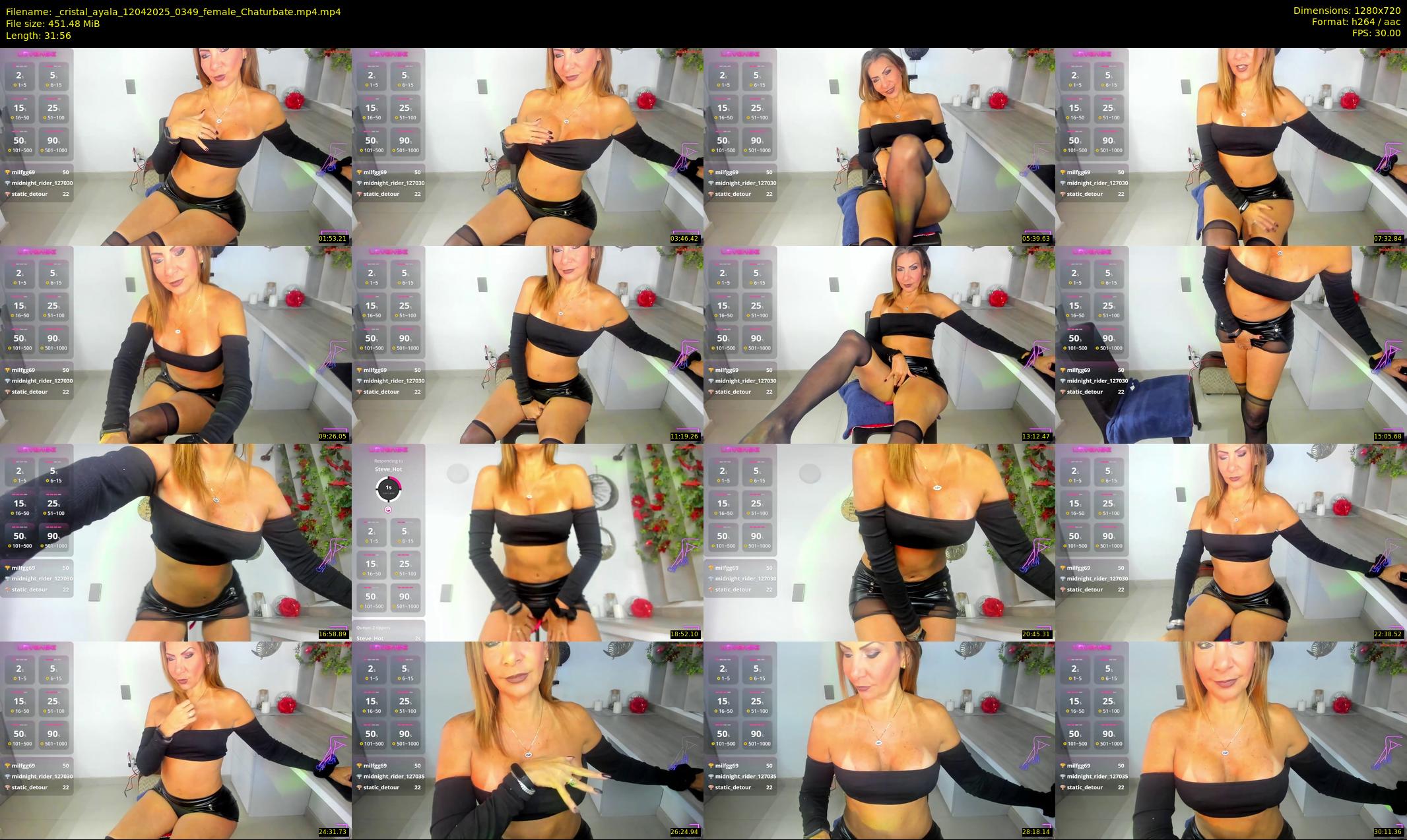 _cristal_ayala — 32 minute Chaturbate female cam show recording, 720p, Apr 12, 2025