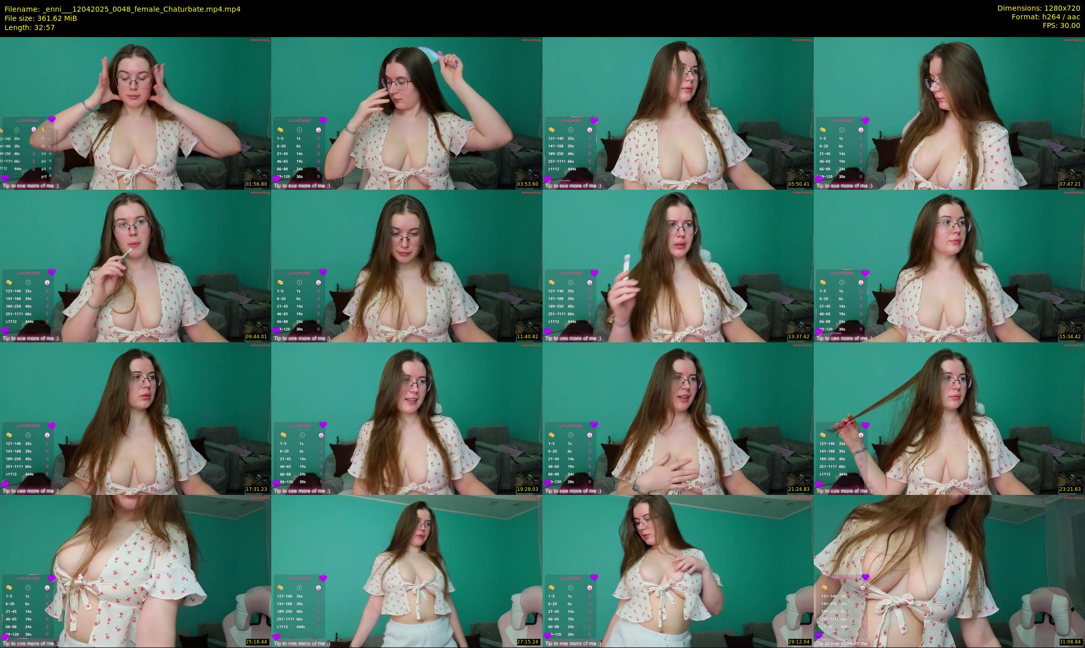 _enni__ — 33 minute Chaturbate female cam show recording, 720p, Apr 12, 2025