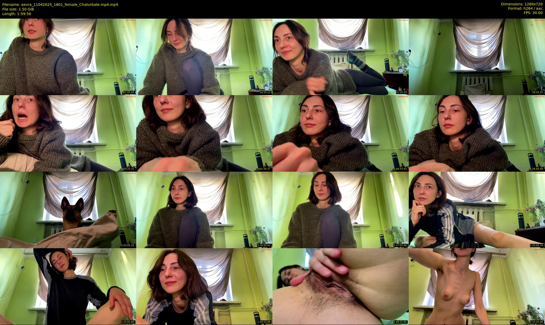 aevra — 120 minute Chaturbate female cam show recording, 720p, Apr 11, 2025