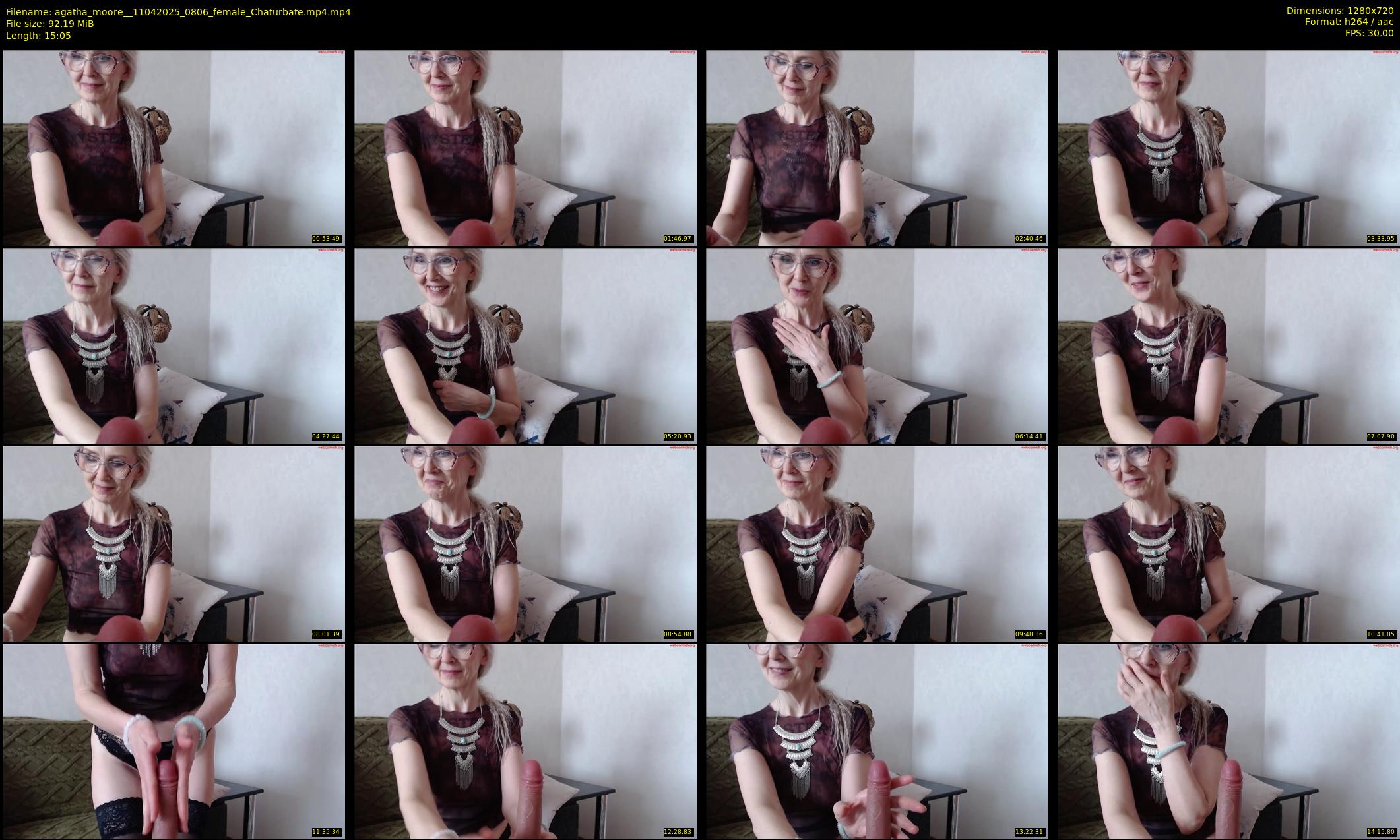 agatha_moore_ — 16 minute Chaturbate female cam show recording, 720p, Apr 11, 2025