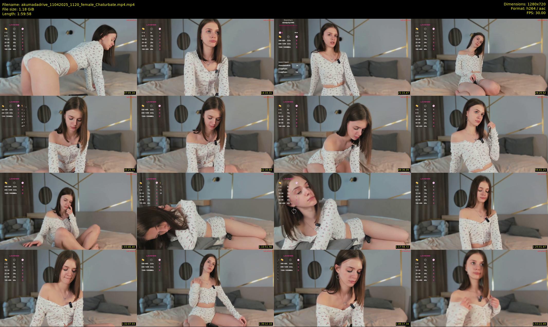 akumadadrive — 120 minute Chaturbate female cam show recording, 720p, Apr 11, 2025