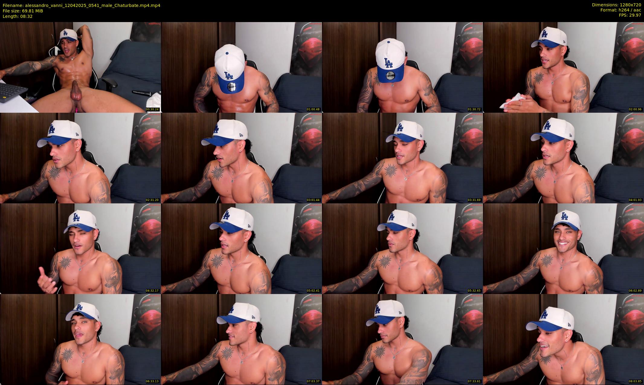 alessandro_vanni — 9 minute Chaturbate male cam show recording, 720p, Apr 12, 2025