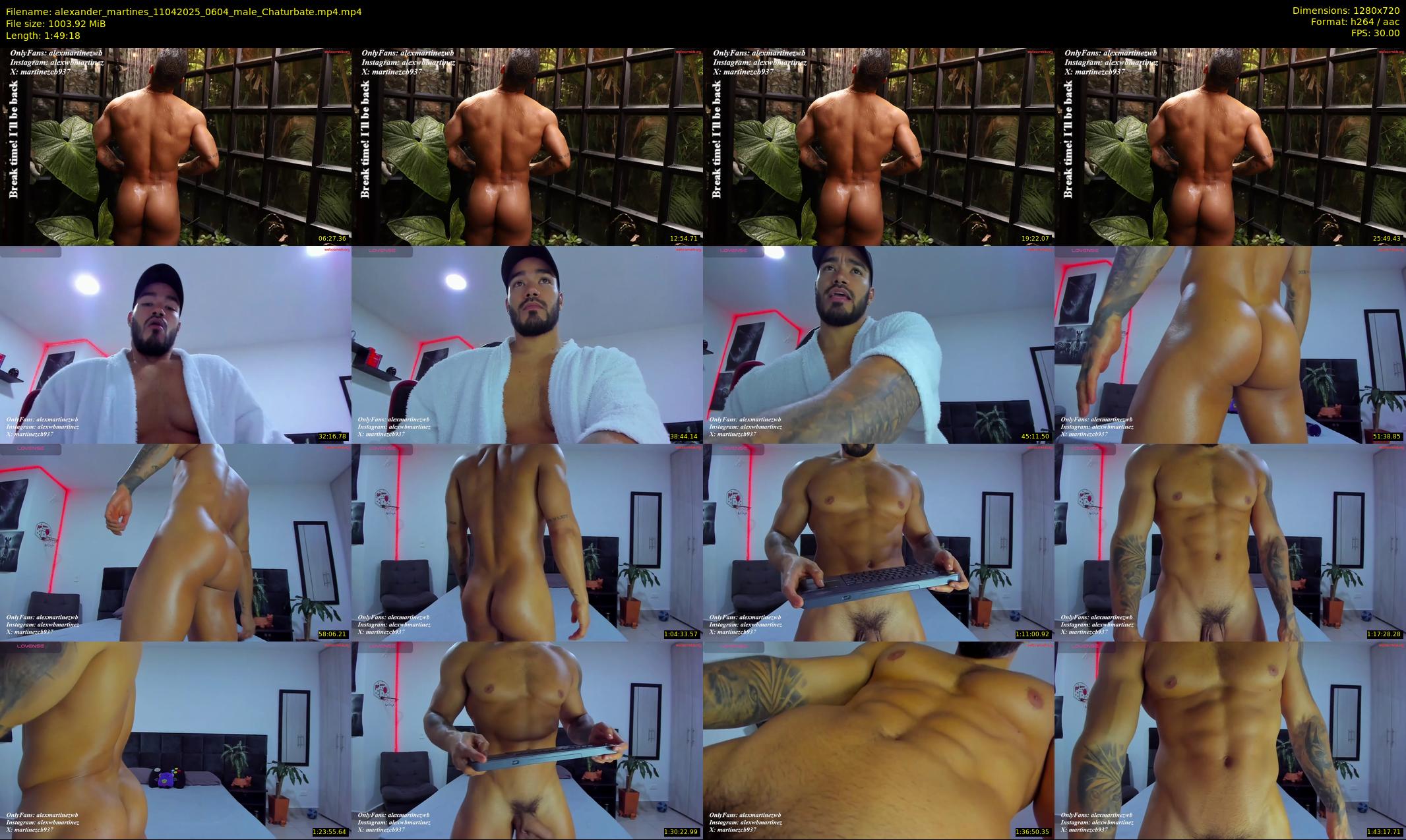 alexander_martines — 110 minute Chaturbate male cam show recording, 720p, Apr 11, 2025