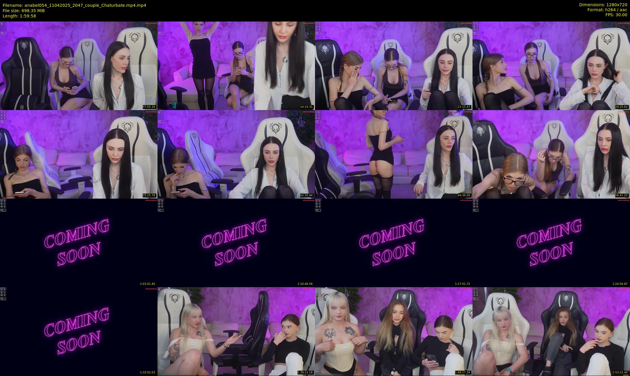 anabel054 — 120 minute Chaturbate female cam show recording, 720p, Apr 11, 2025