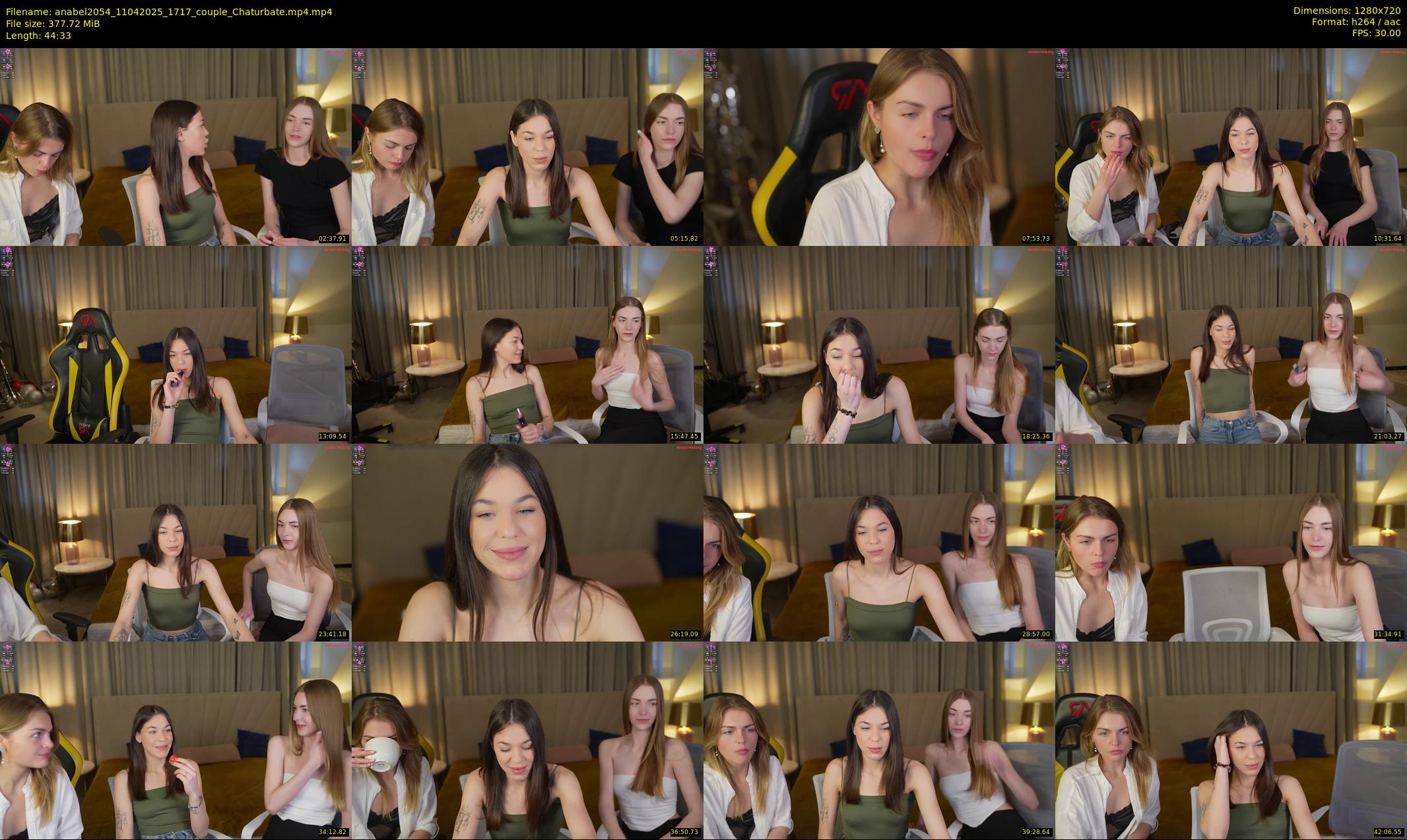 anabel2054 — 45 minute Chaturbate female cam show recording, 720p, Apr 11, 2025