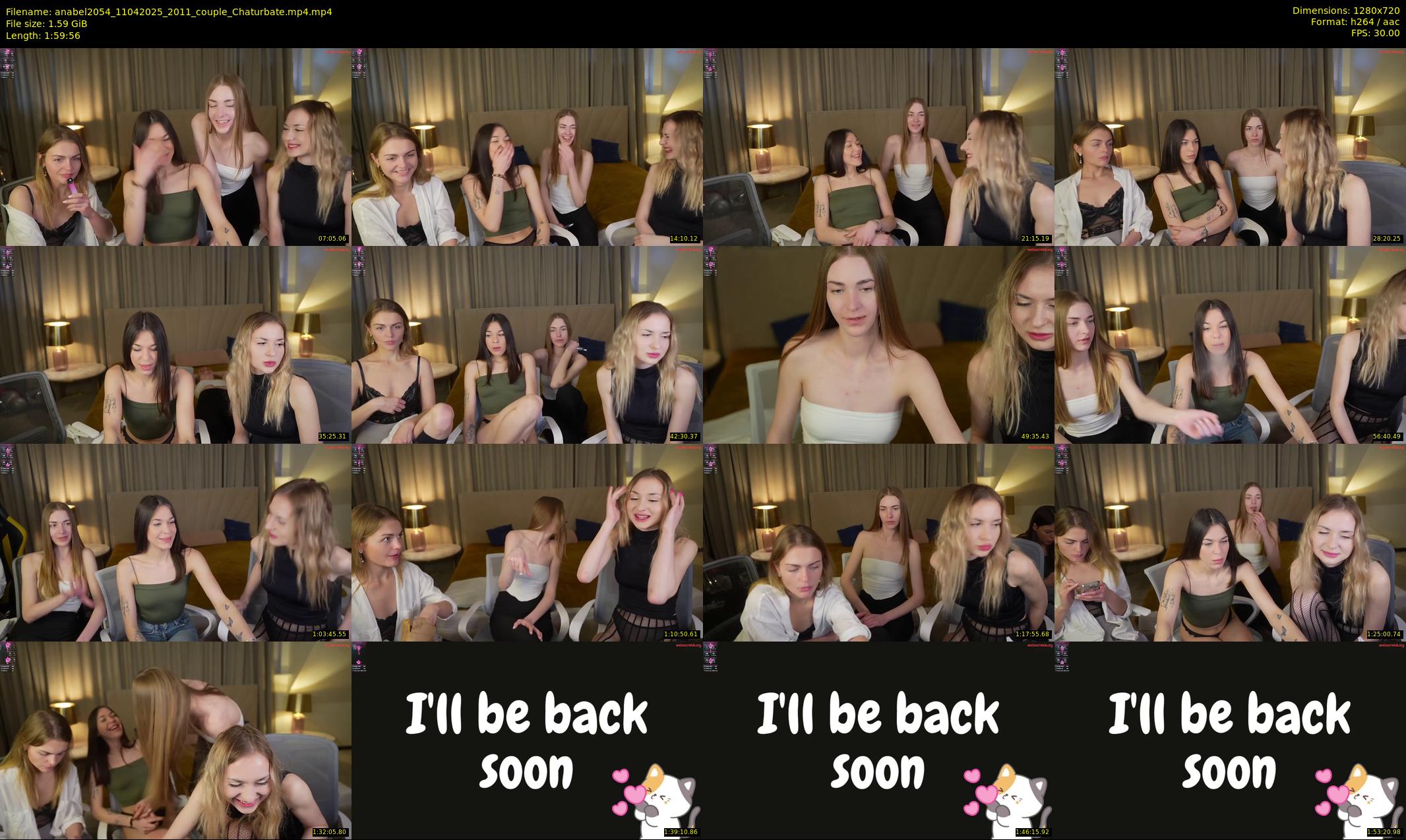 anabel2054 — 120 minute Chaturbate female cam show recording, 720p, Apr 11, 2025