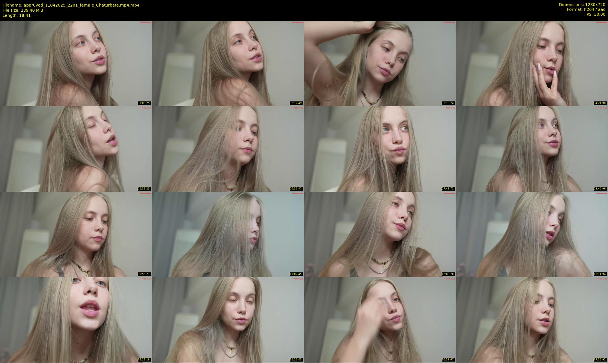 appr0ved — 19 minute Chaturbate female cam show recording, 720p, Apr 11, 2025