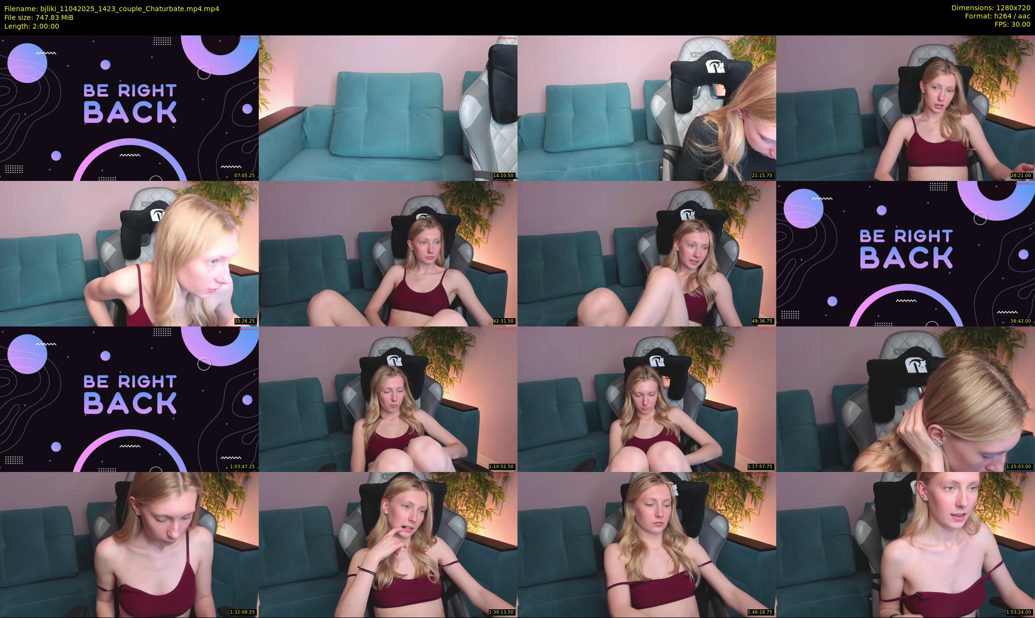 bjliki — 120 minute Chaturbate couple cam show recording, 720p, Apr 11, 2025