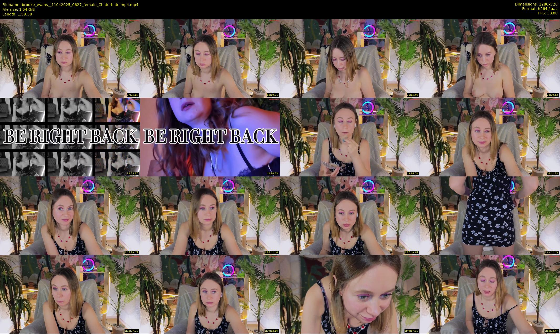 brooke_evans_ — 120 minute Chaturbate female cam show recording, 720p, Apr 11, 2025