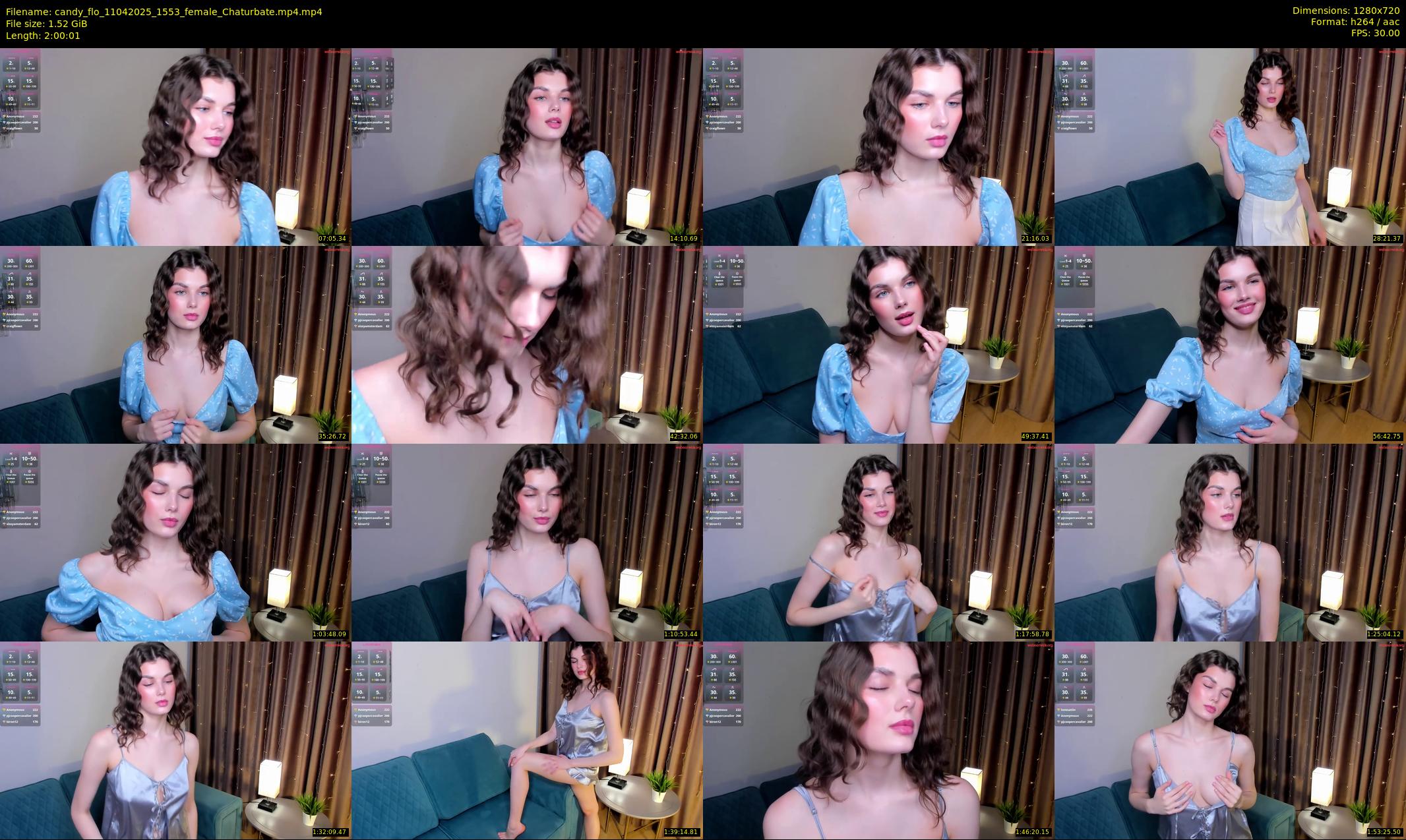 candy_flo — 121 minute Chaturbate female cam show recording, 720p, Apr 11, 2025