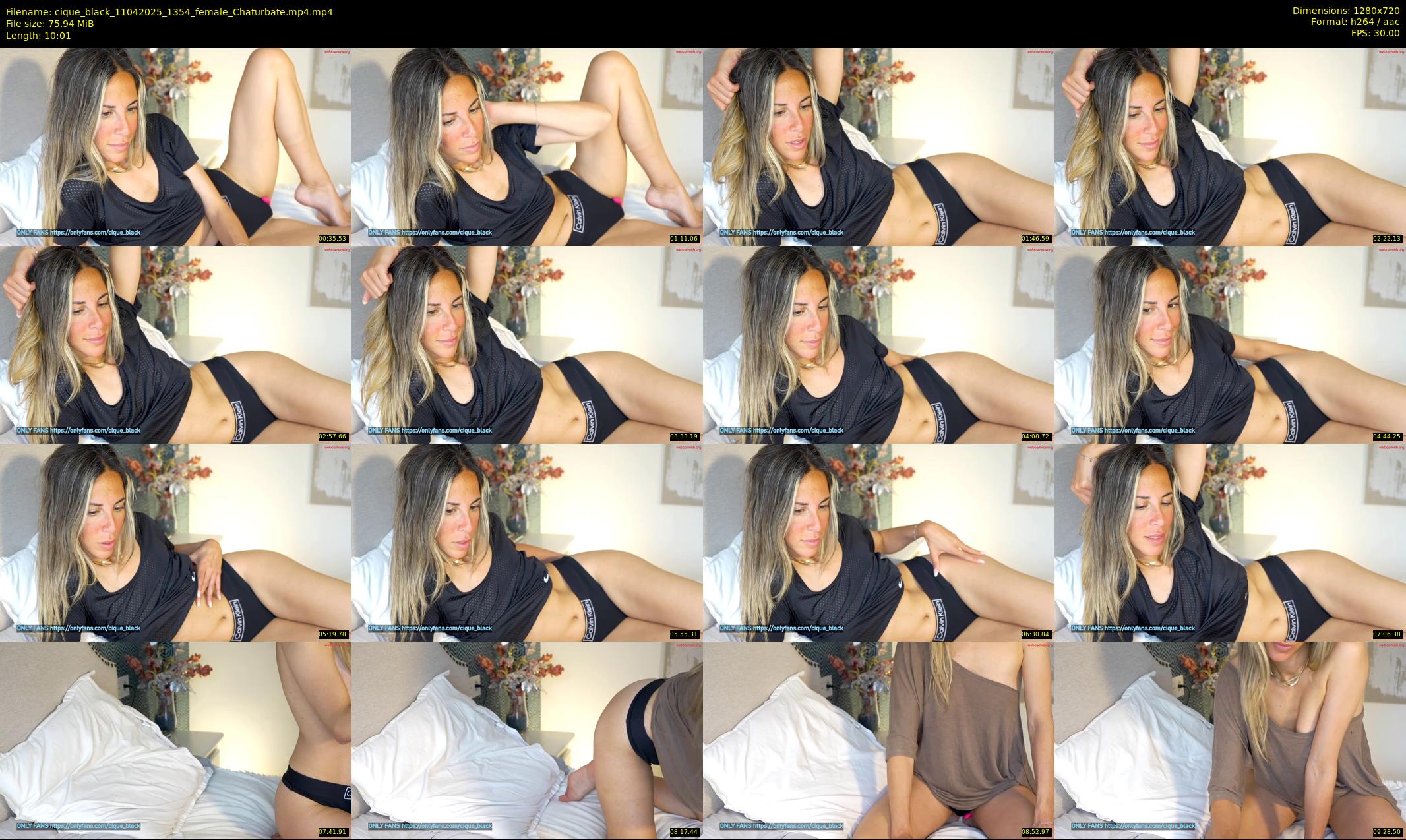 cique_black — 11 minute Chaturbate female cam show recording, 720p, Apr 11, 2025