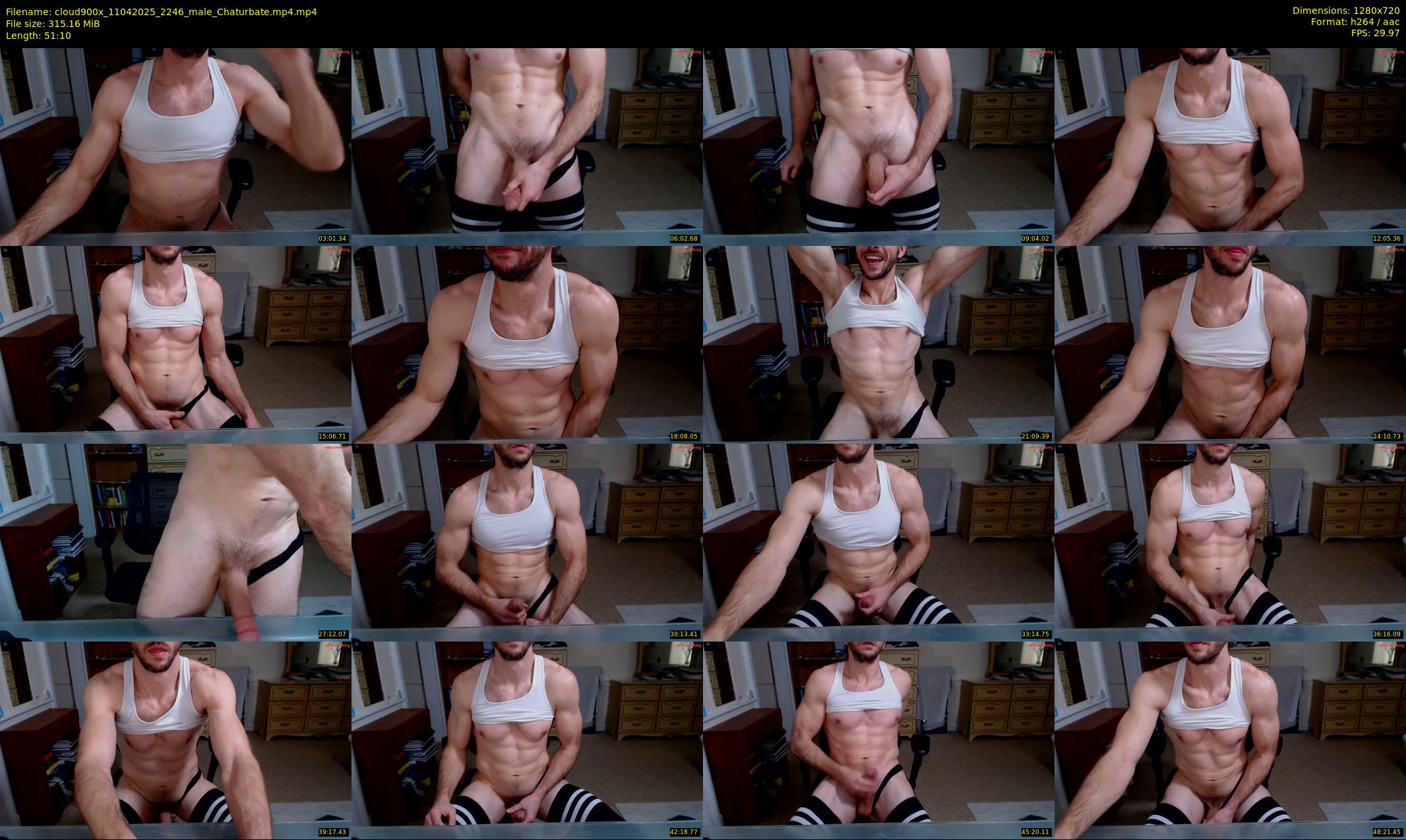 cloud900x — 52 minute Chaturbate male cam show recording, 720p, Apr 11, 2025