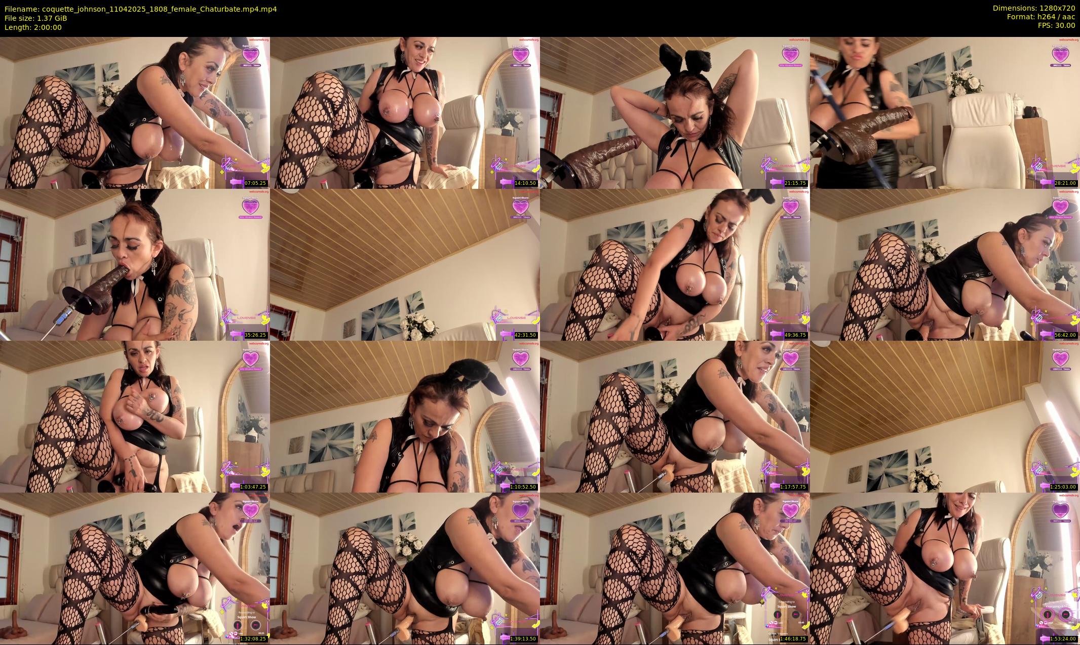 coquette_johnson — 120 minute Chaturbate female cam show recording, 720p, Apr 11, 2025