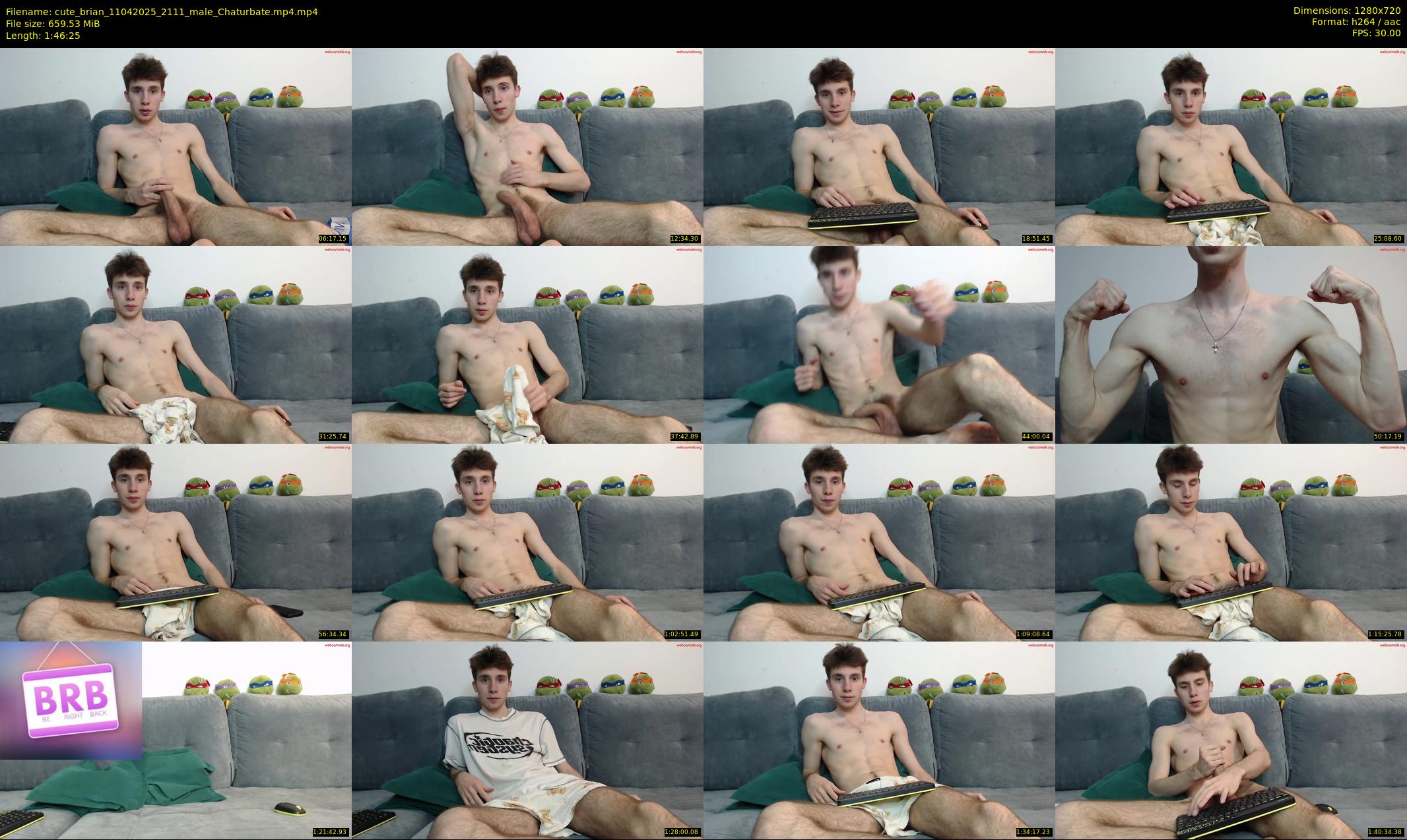 cute_brian — 107 minute Chaturbate male cam show recording, 720p, Apr 11, 2025