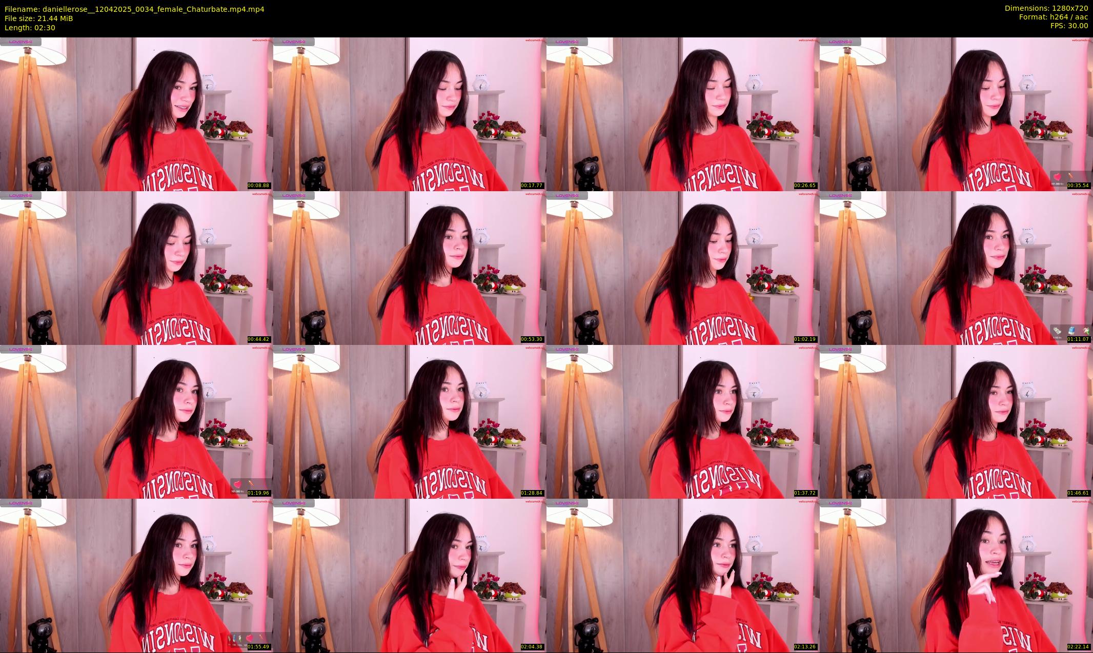 daniellerose_ — 3 minute Chaturbate female cam show recording, 720p, Apr 12, 2025