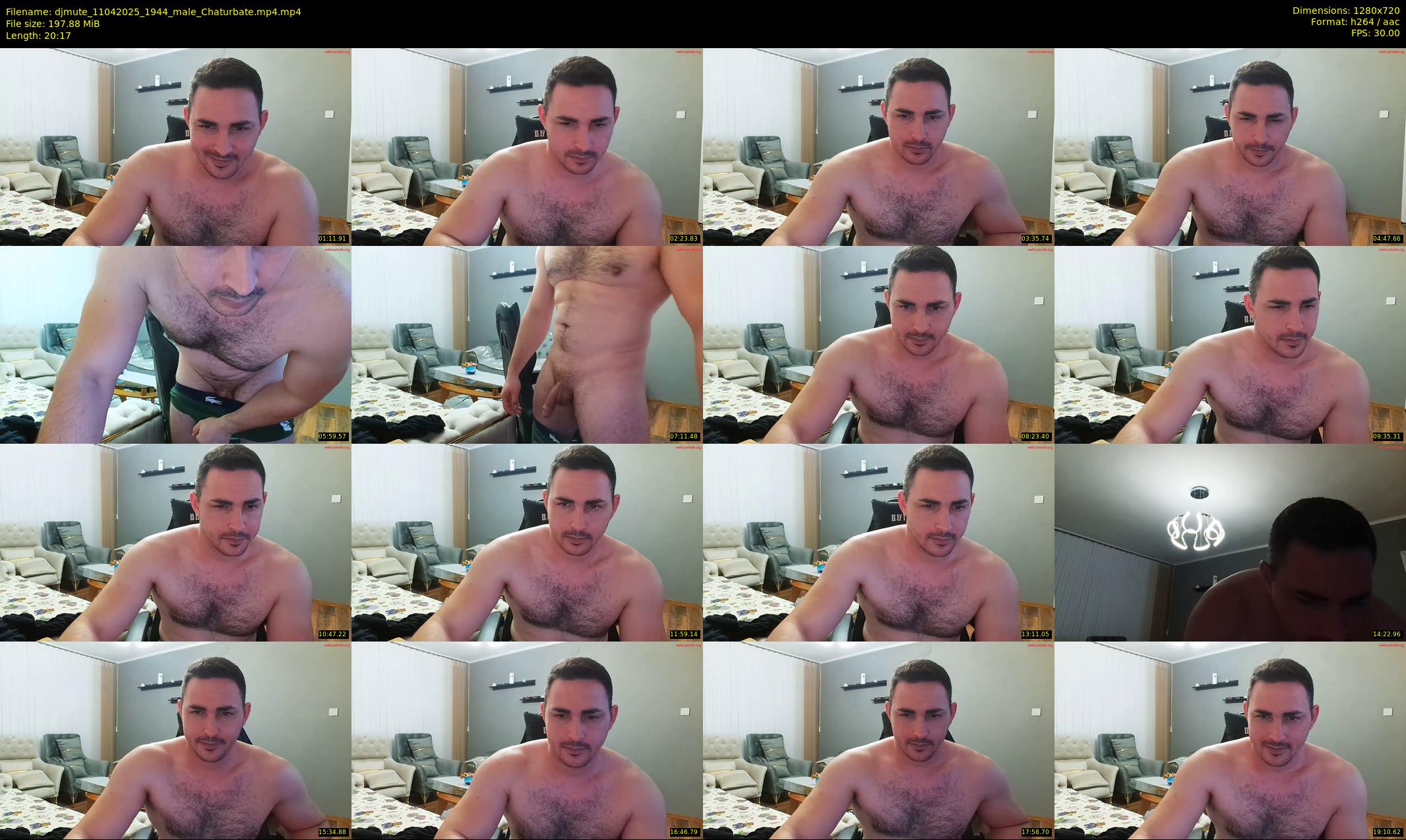 djmute — 21 minute Chaturbate male cam show recording, 720p, Apr 11, 2025