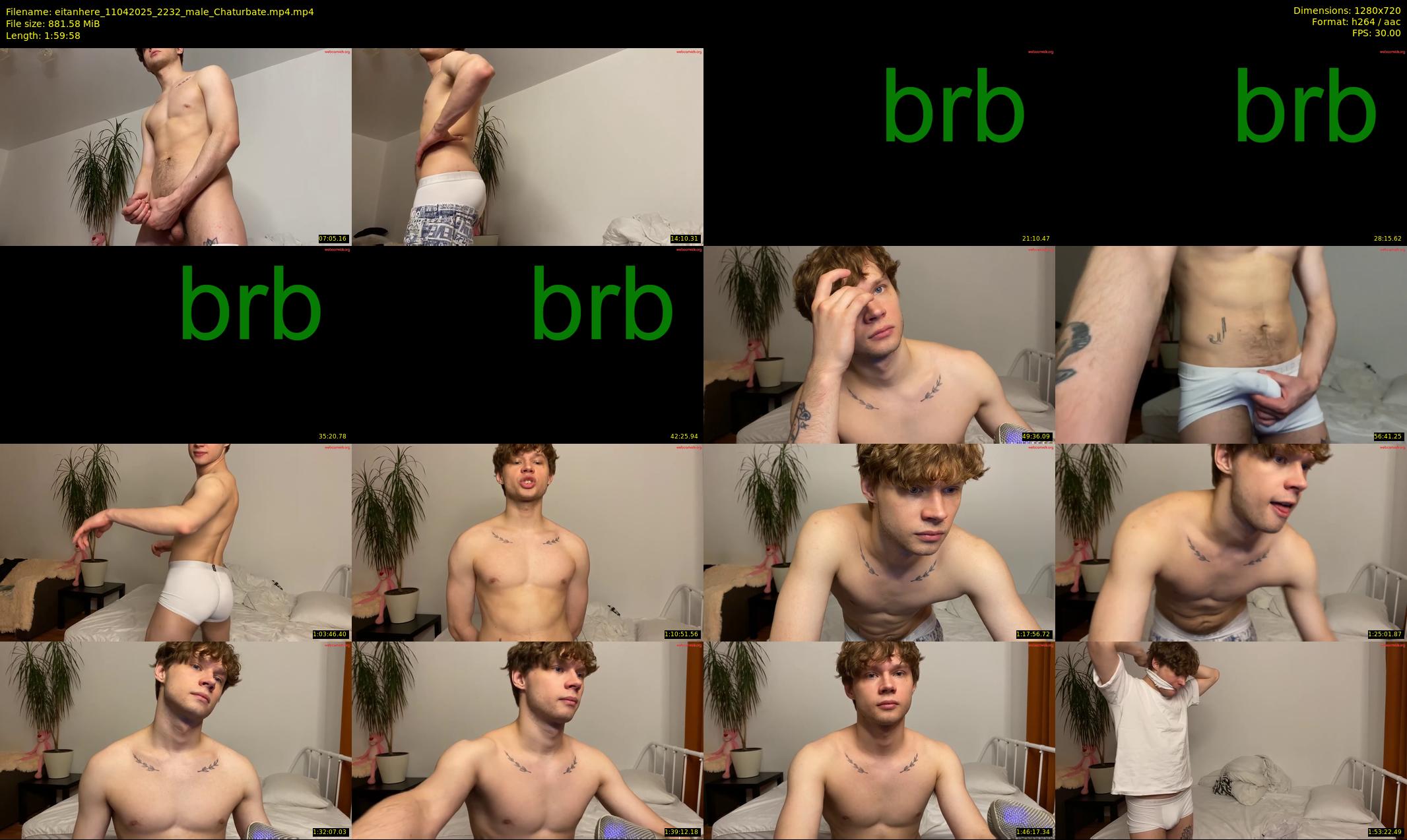 eitanhere — 120 minute Chaturbate male cam show recording, 720p, Apr 11, 2025