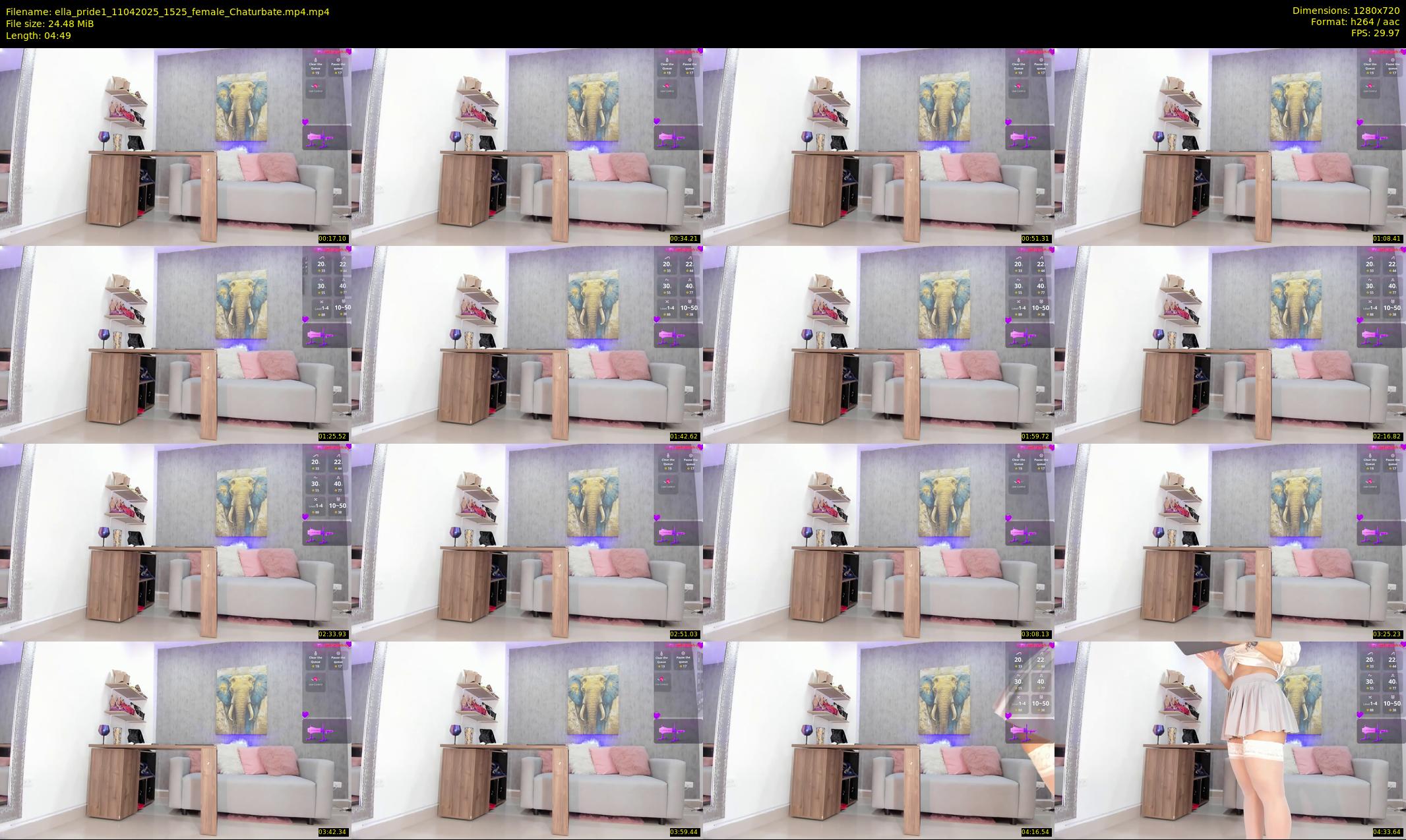 ella_pride1 — 5 minute Chaturbate female cam show recording, 720p, Apr 11, 2025