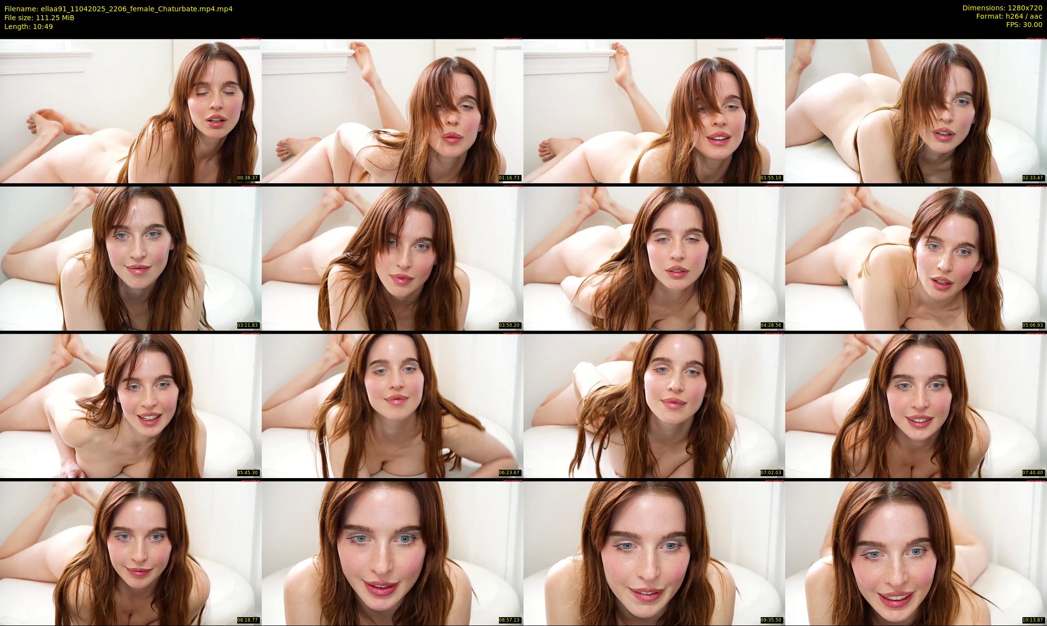 ellaa91 — 11 minute Chaturbate female cam show recording, 720p, Apr 11, 2025