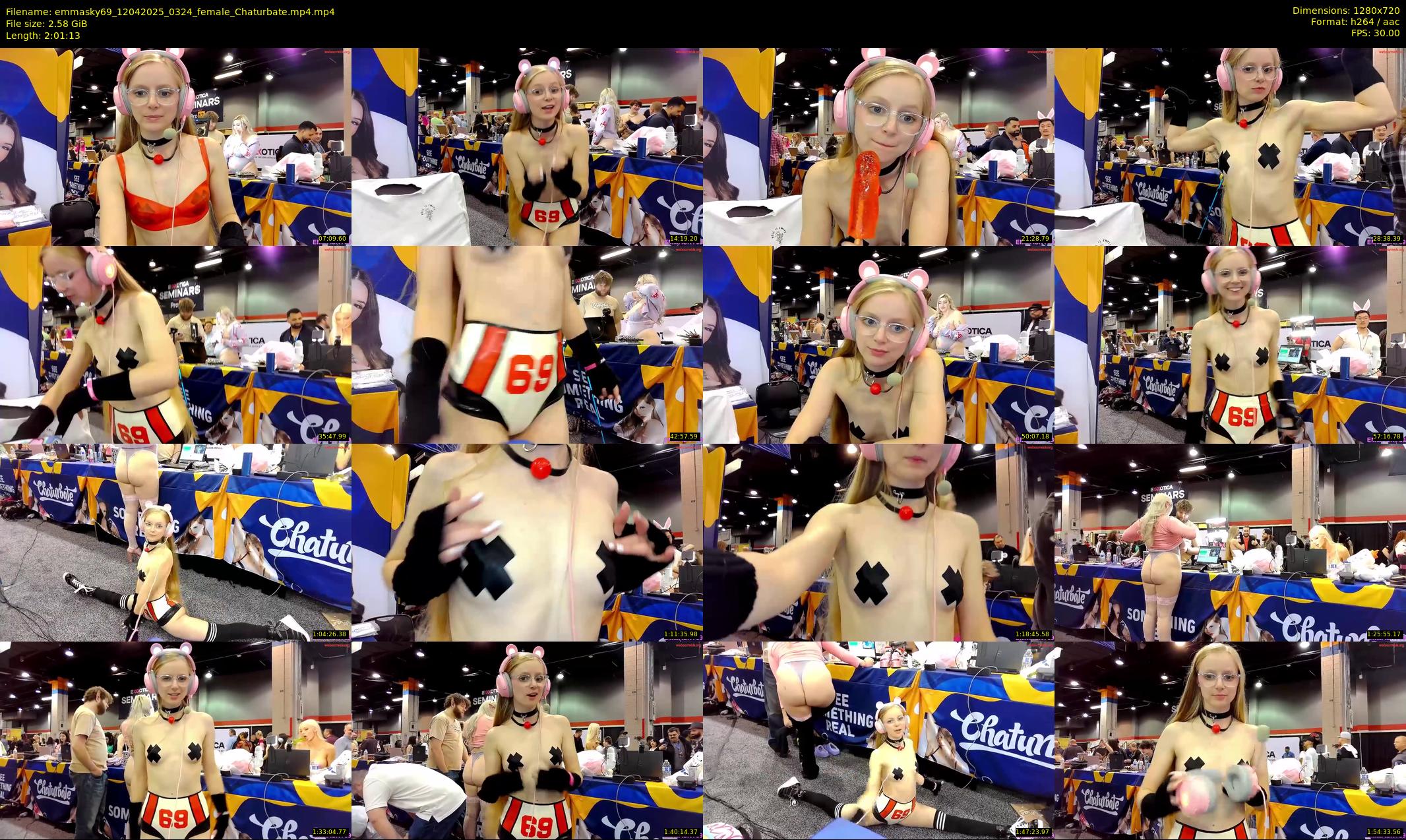 emmasky69 — 122 minute Chaturbate female cam show recording, 720p, Apr 12, 2025
