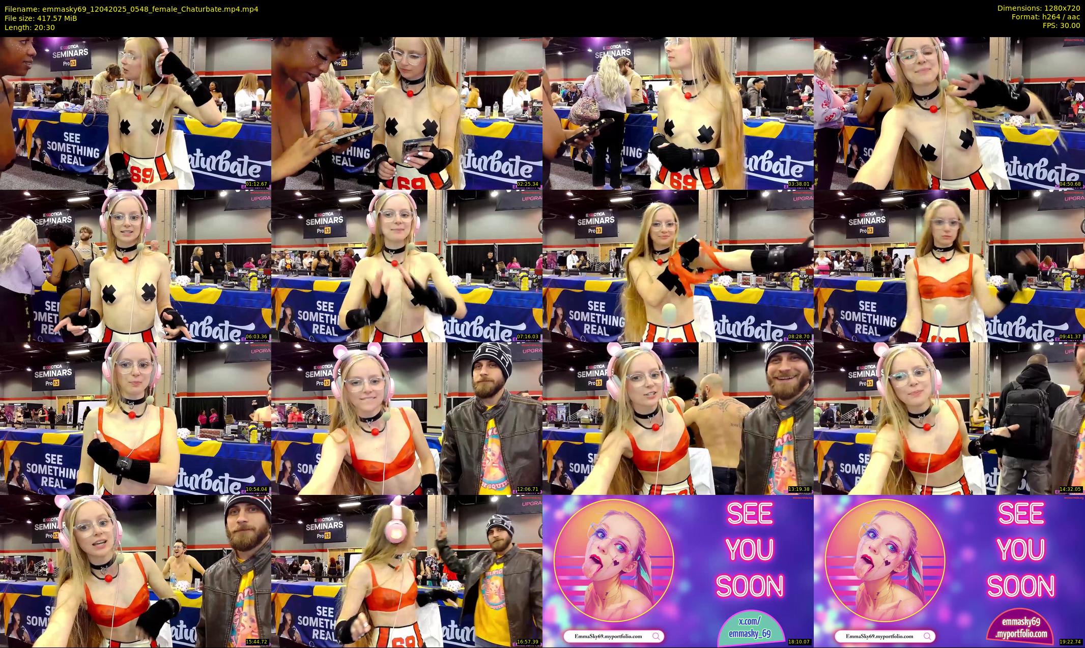 emmasky69 — 21 minute Chaturbate female cam show recording, 720p, Apr 12, 2025