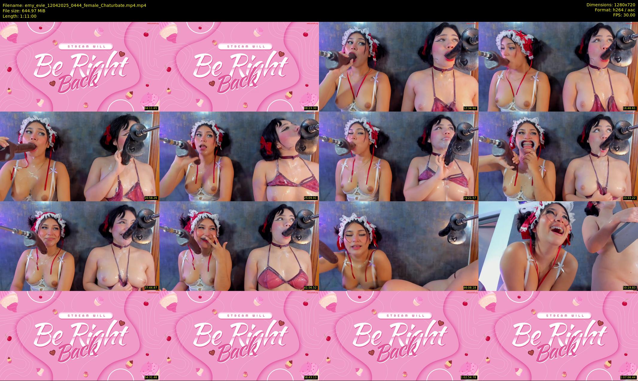 emy_evie — 71 minute Chaturbate female cam show recording, 720p, Apr 12, 2025