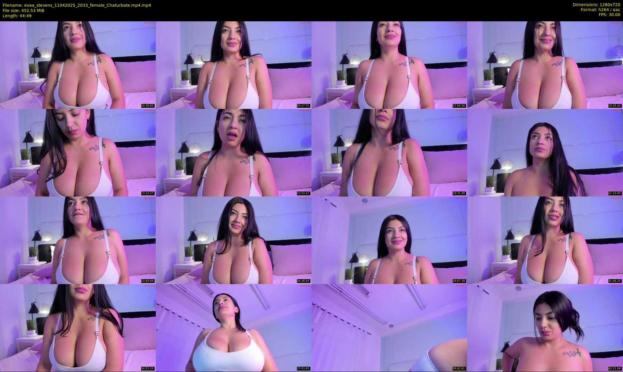 evaa_stevens — 45 minute Chaturbate female cam show recording, 720p, Apr 11, 2025
