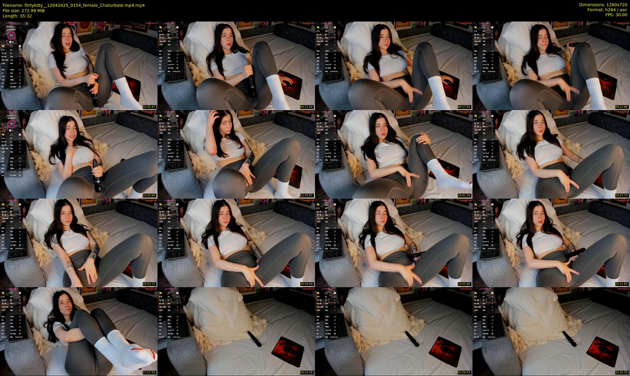 flirtykitty_ — 36 minute Chaturbate female cam show recording, 720p, Apr 12, 2025