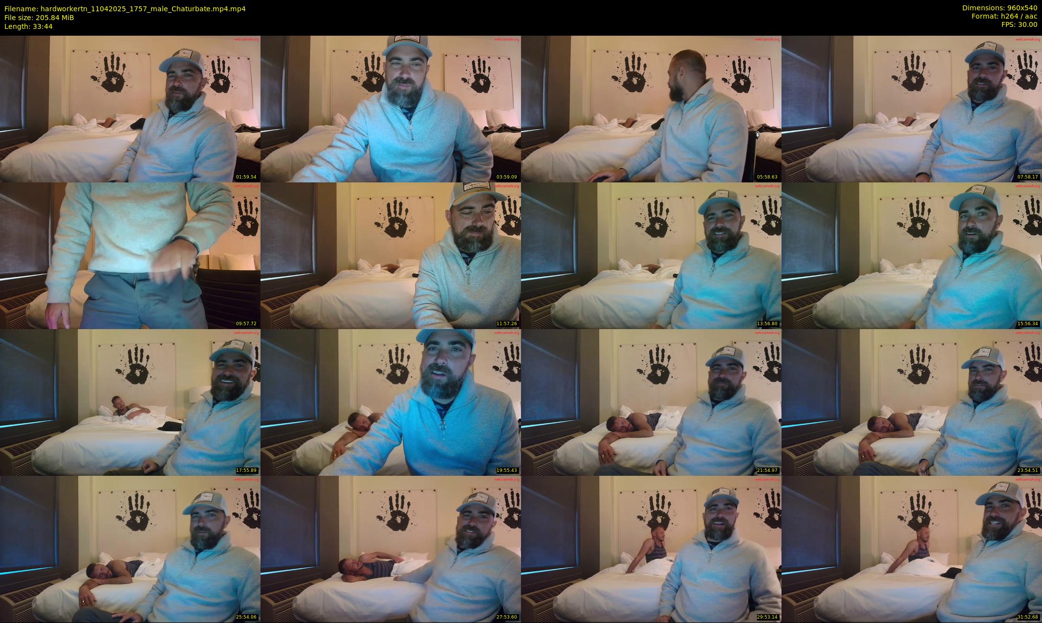 hardworkertn — 34 minute Chaturbate male cam show recording, 480p, Apr 11, 2025