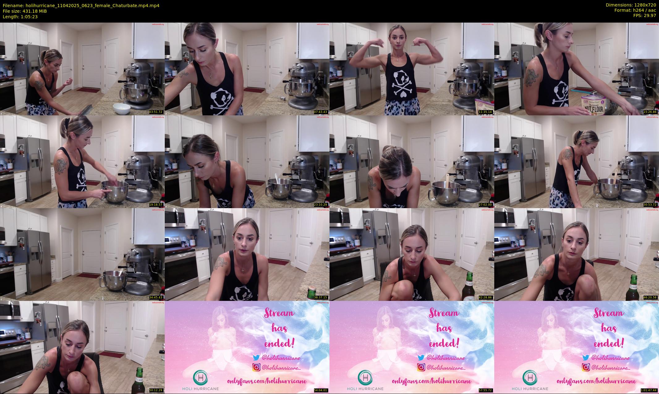 holihurricane — 66 minute Chaturbate female cam show recording, 720p, Apr 11, 2025