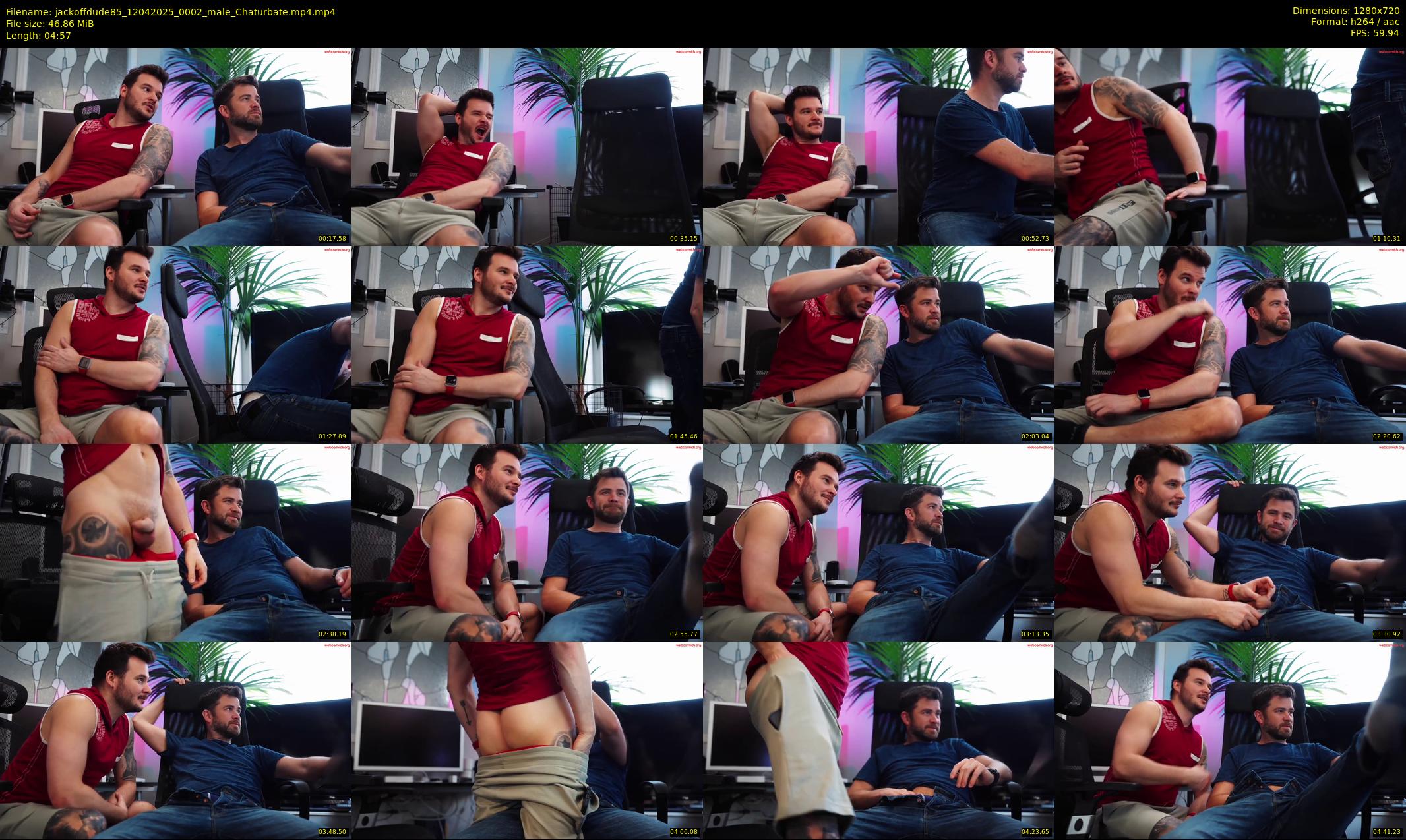 jackoffdude85 — 5 minute Chaturbate male cam show recording, 720p, Apr 12, 2025