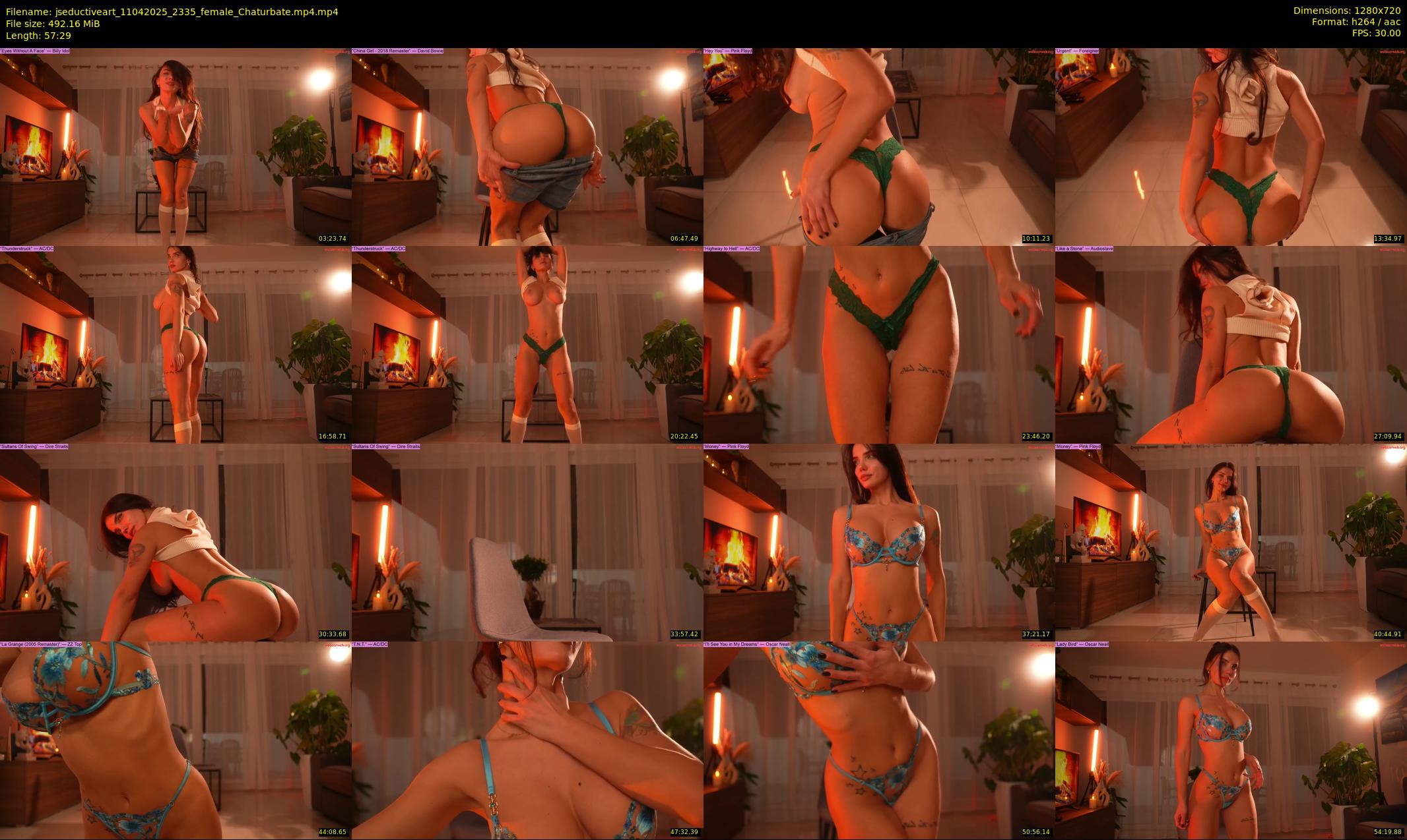 jseductiveart — 58 minute Chaturbate female cam show recording, 720p, Apr 11, 2025