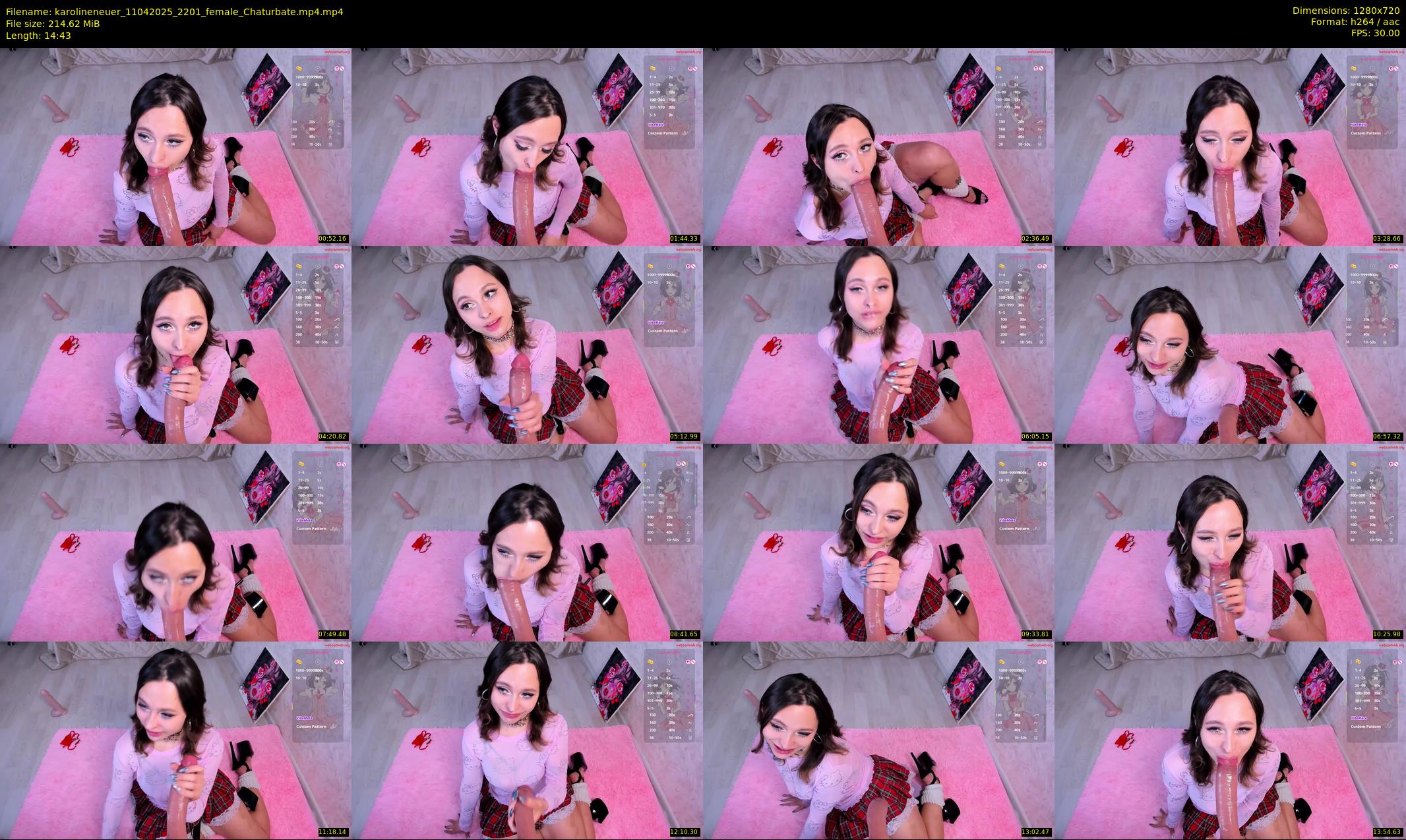 karolineneuer — 15 minute Chaturbate female cam show recording, 720p, Apr 11, 2025