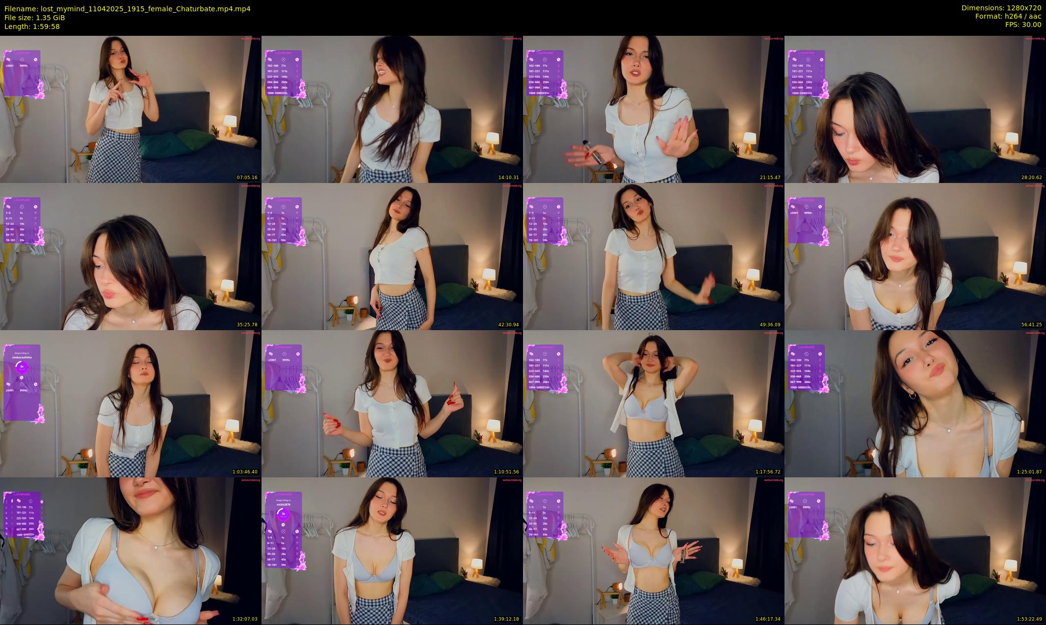 lost_mymind — 120 minute Chaturbate female cam show recording, 720p, Apr 11, 2025