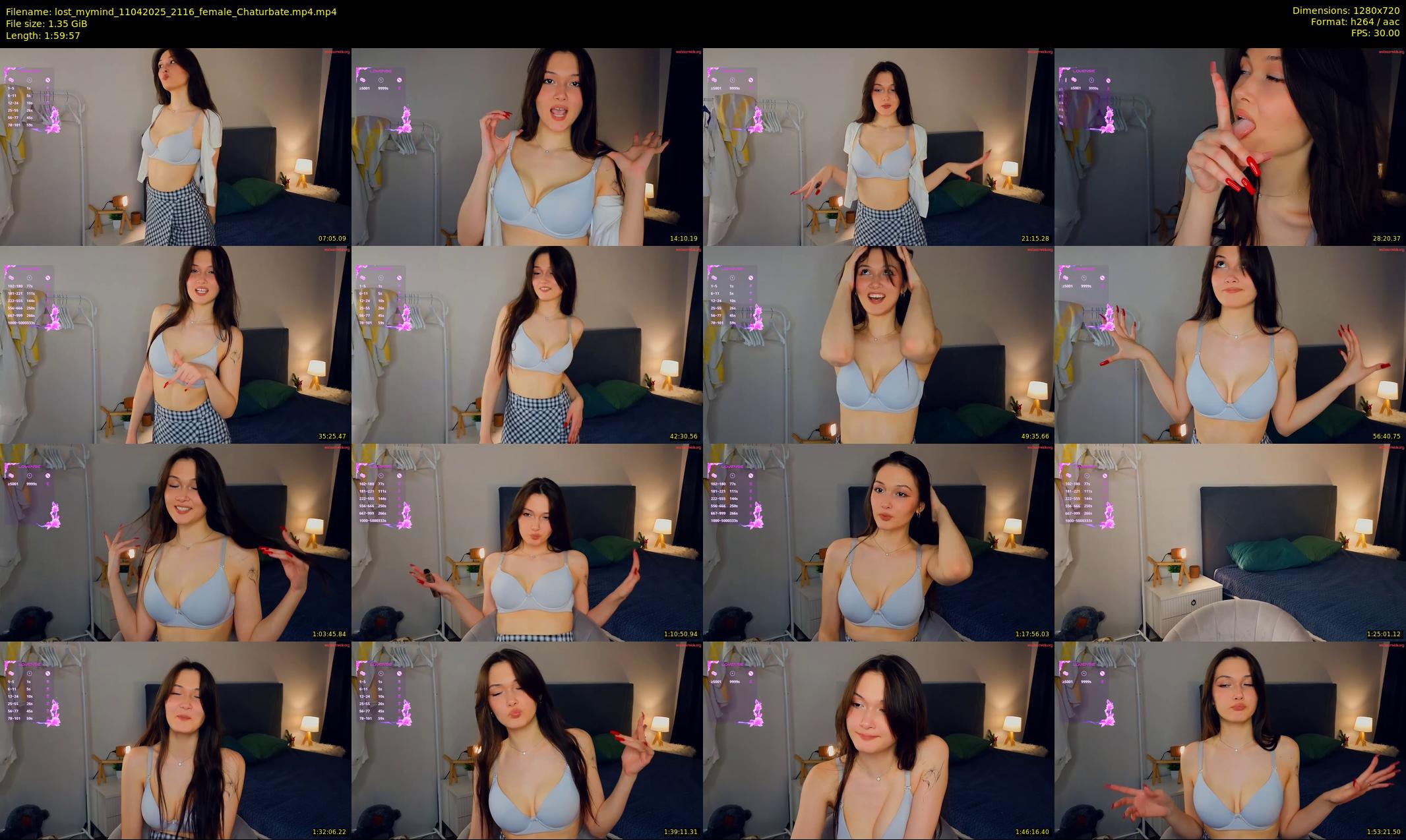 lost_mymind — 120 minute Chaturbate female cam show recording, 720p, Apr 11, 2025