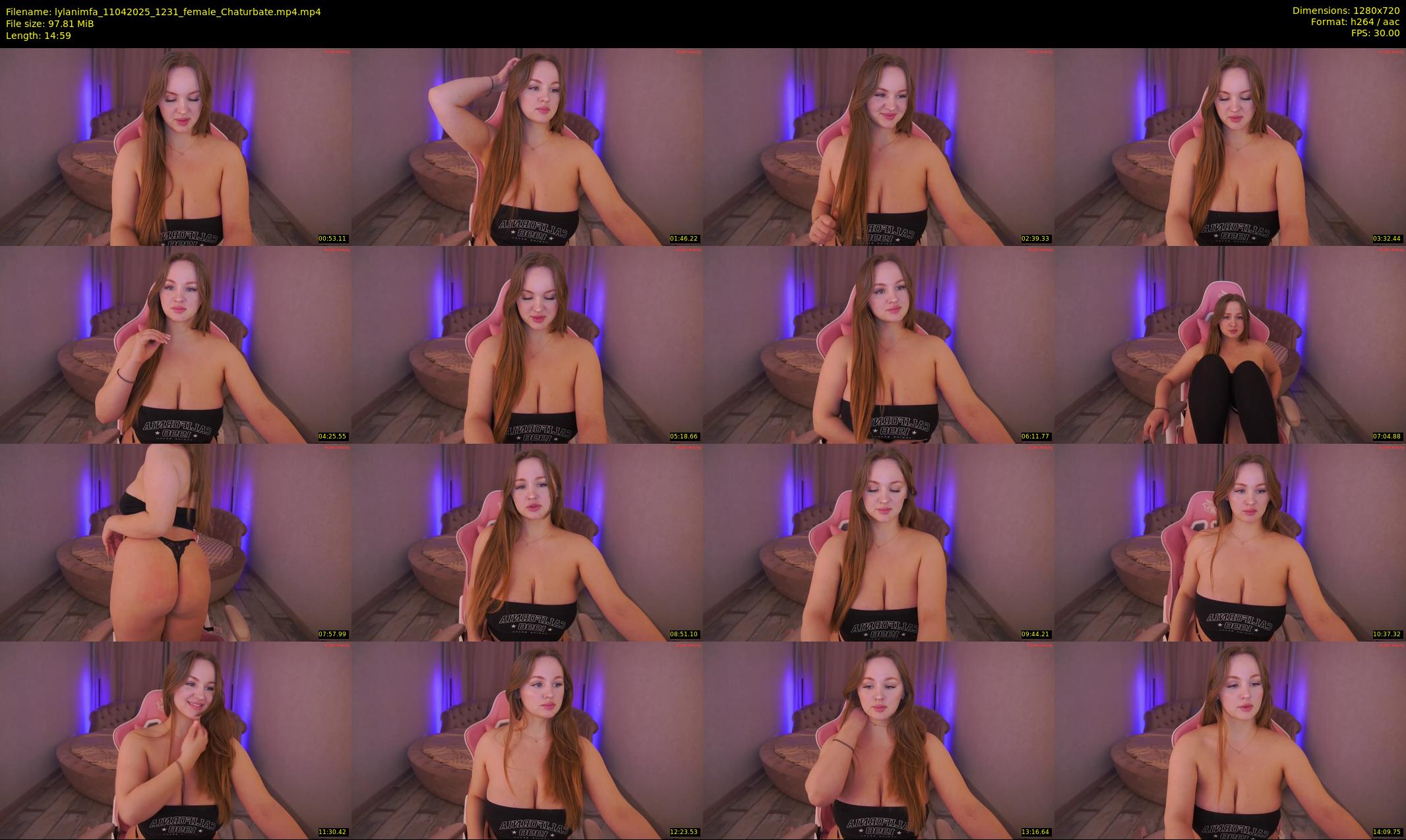 lylanimfa — 15 minute Chaturbate female cam show recording, 720p, Apr 11, 2025