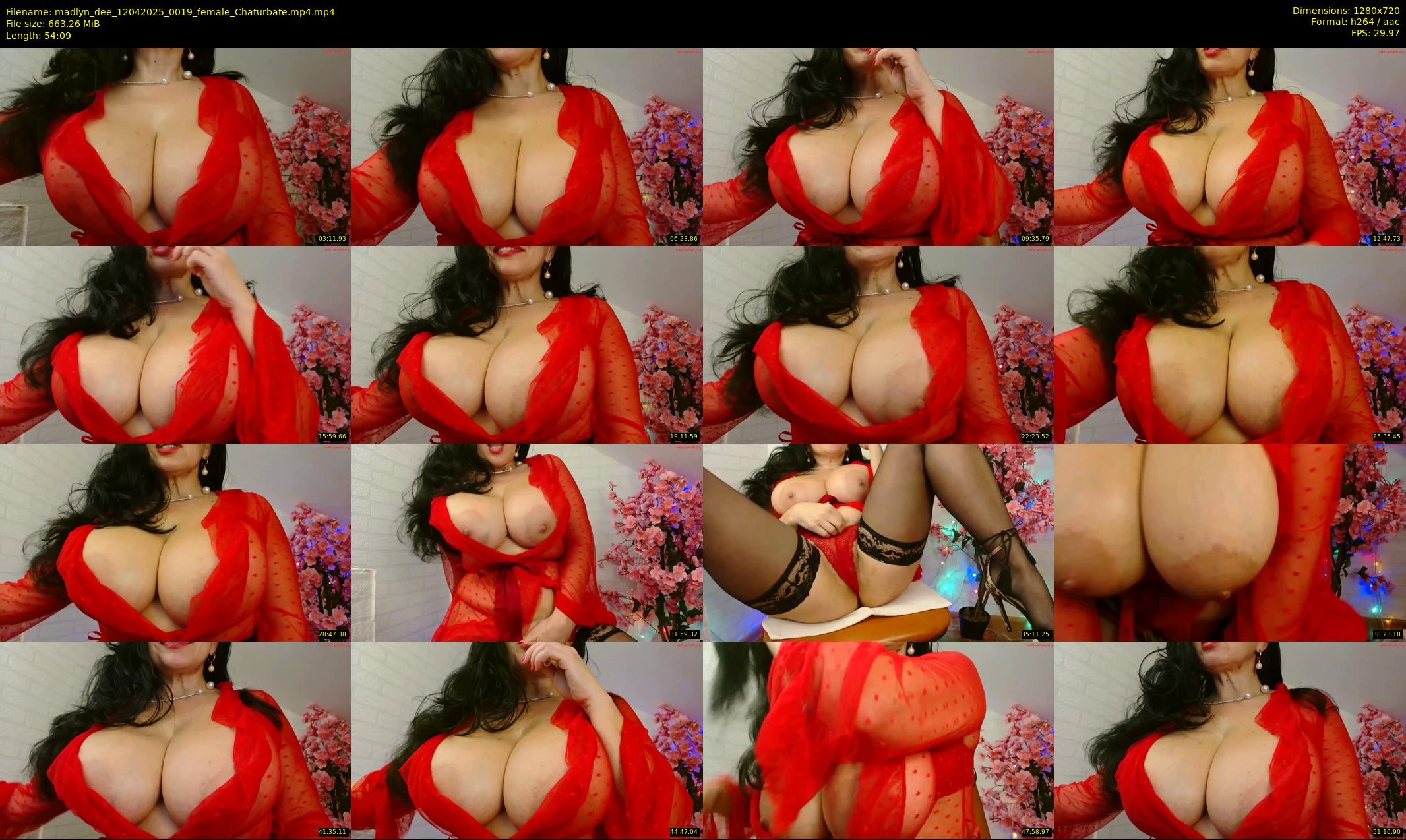madlyn_dee — 55 minute Chaturbate female cam show recording, 720p, Apr 12, 2025